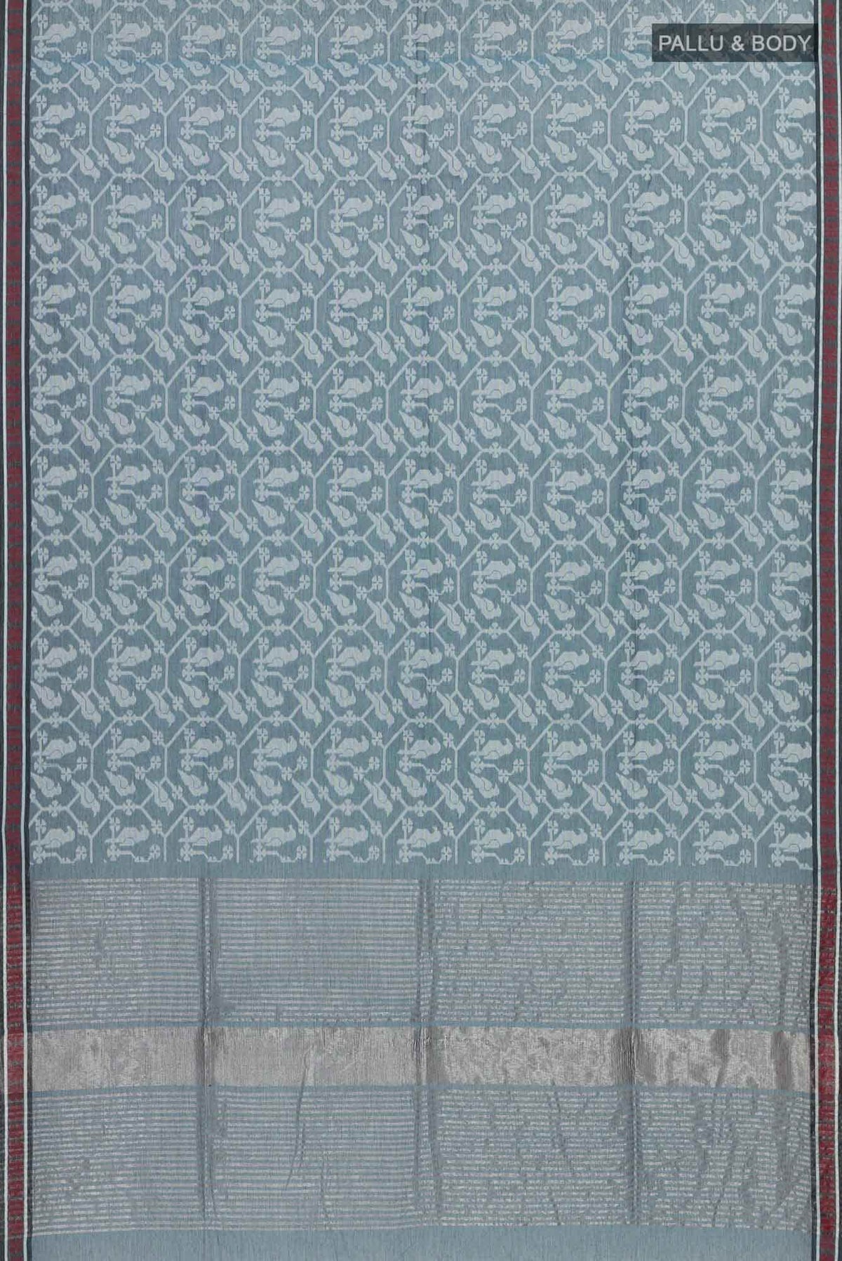 Mrinmayi-Blue Bengal Cotton Saree
