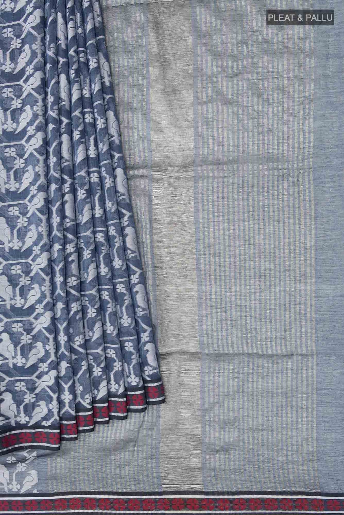Mrinmayi-Dark Blue Bengal Cotton Saree