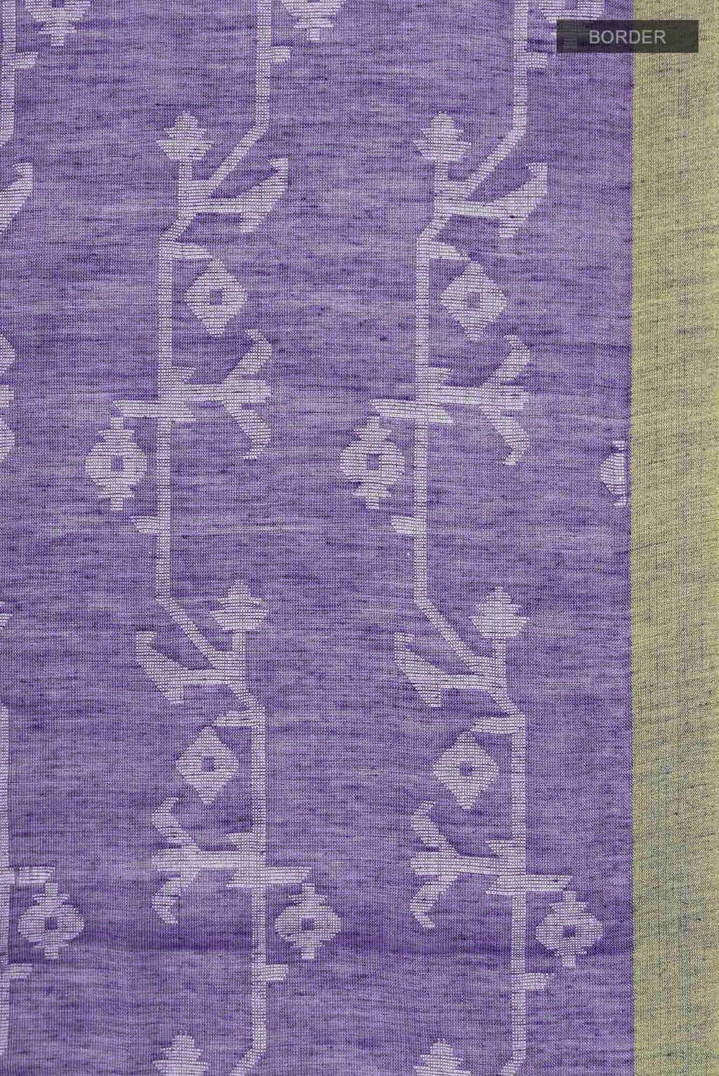Kadambini-Light Purple Bengal Cotton Saree