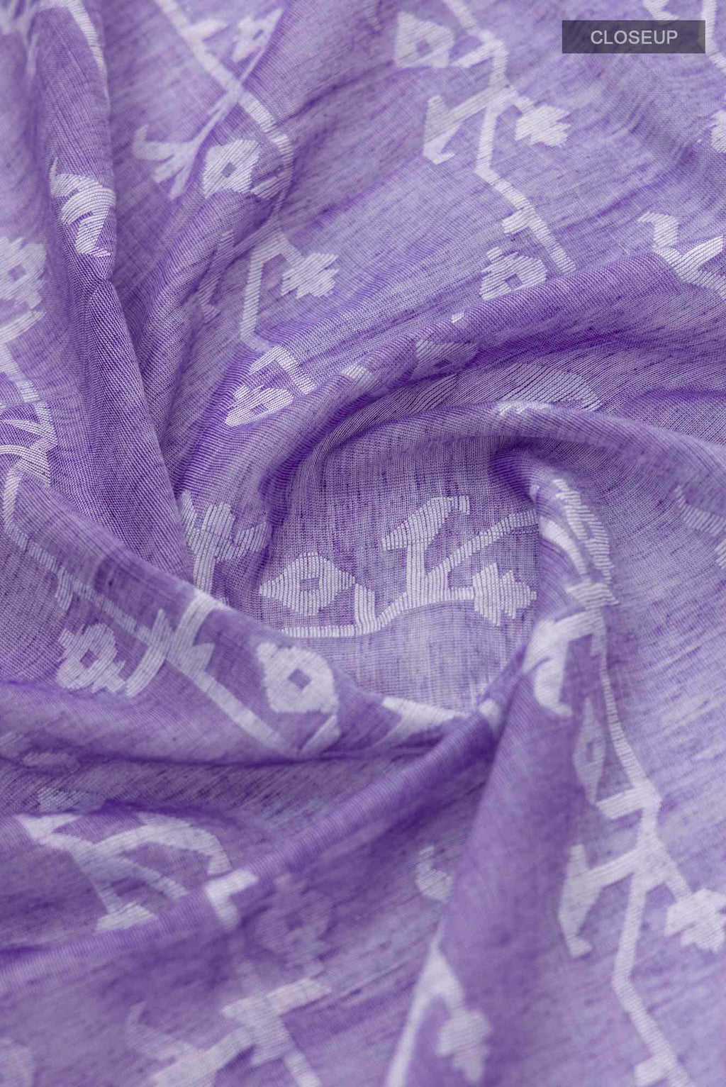 Kadambini-Light Purple Bengal Cotton Saree