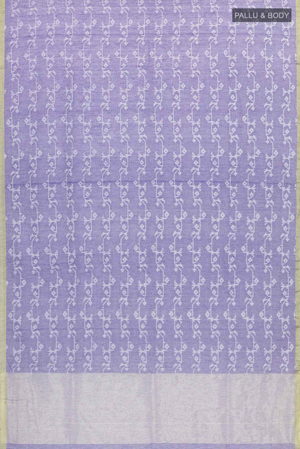 Kadambini-Light Purple Bengal Cotton Saree