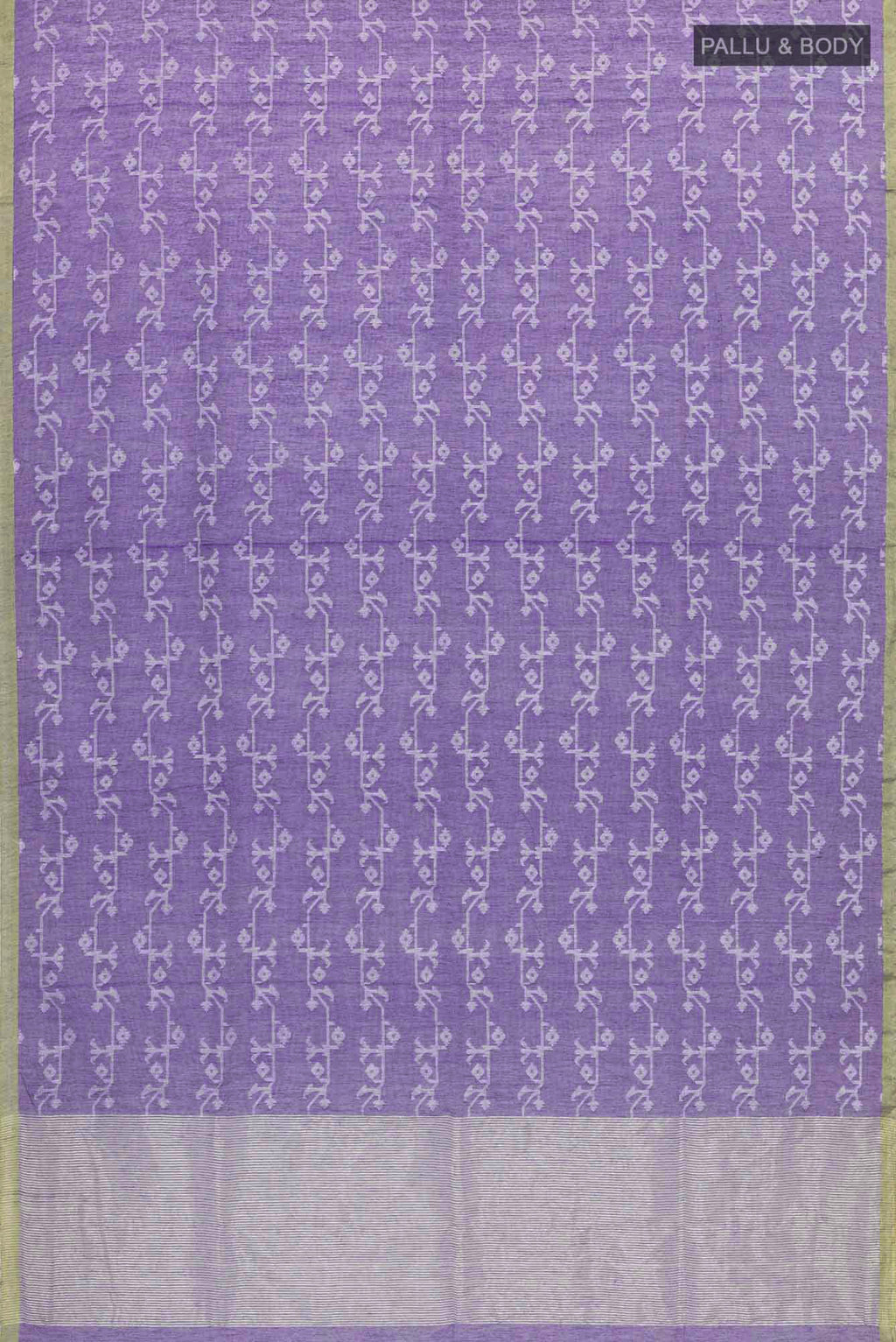 Kadambini-Light Purple Bengal Cotton Saree