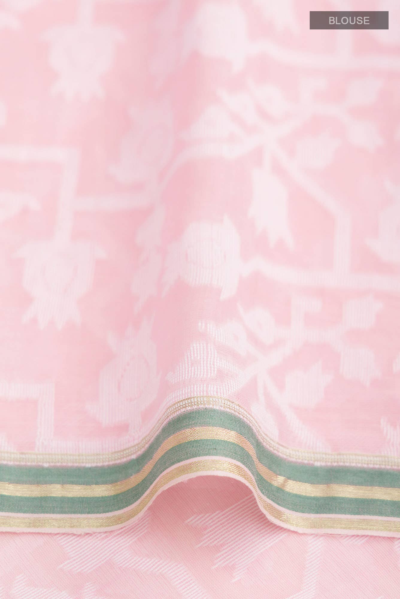 Binodini-Pink Bengal Cotton Saree