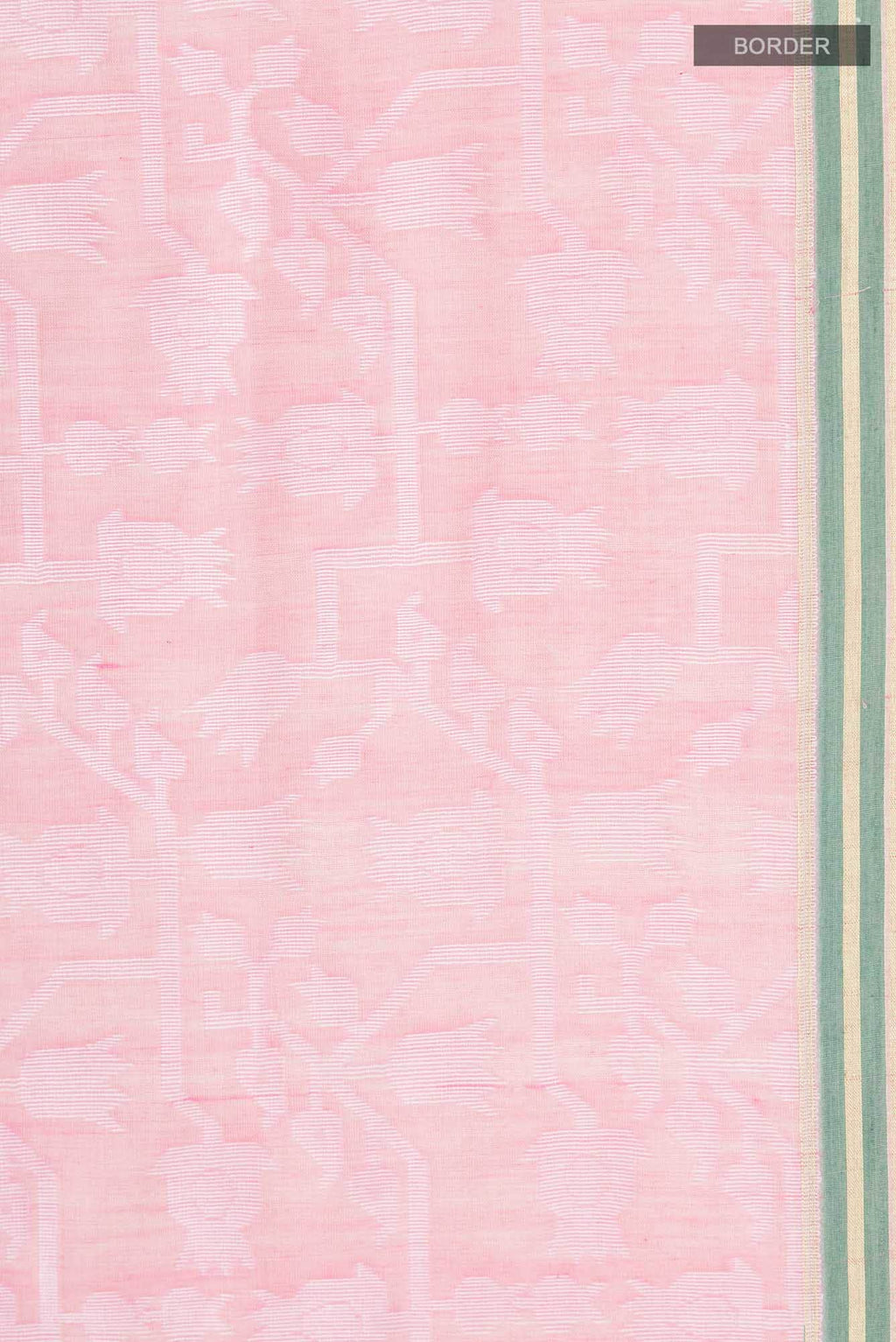 Binodini-Pink Bengal Cotton Saree