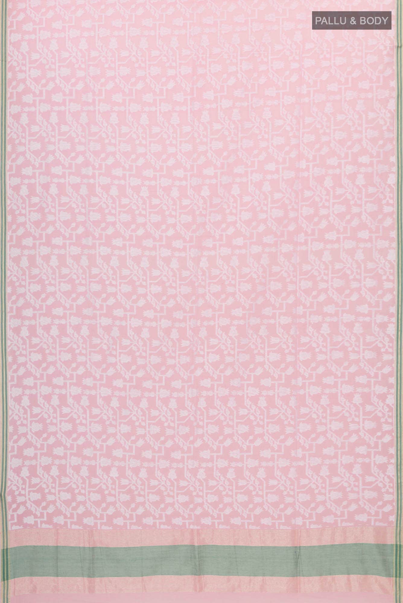 Binodini-Pink Bengal Cotton Saree