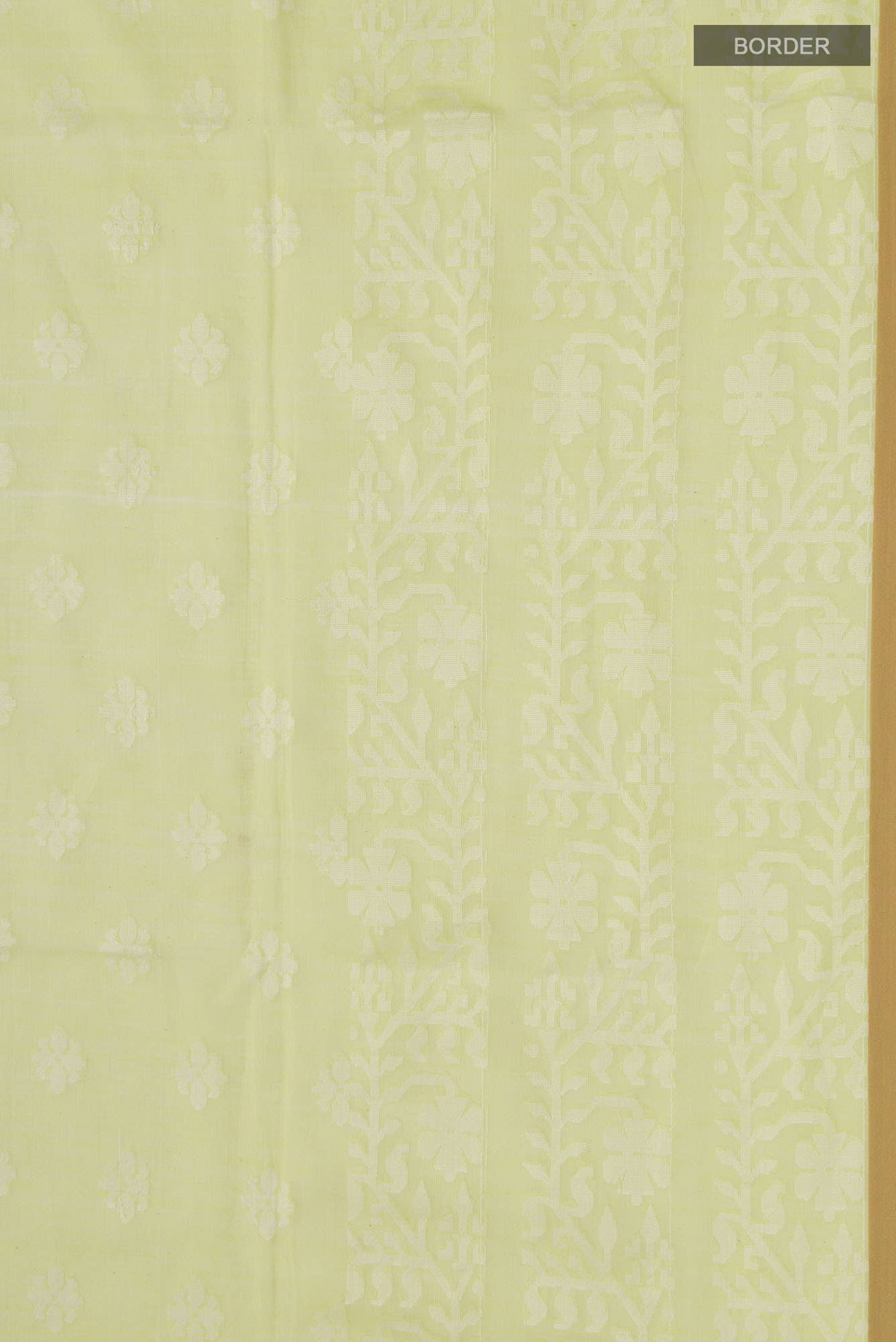 Mrinal-Light Yellow Bengal Cotton Saree