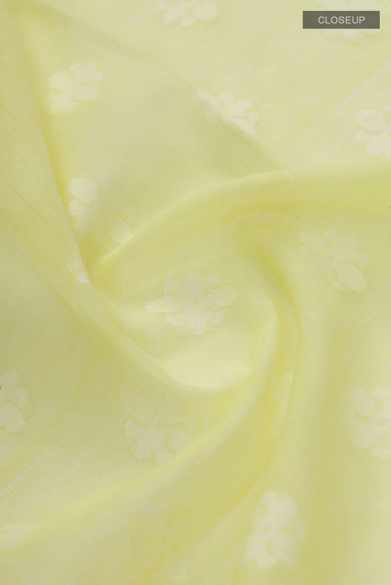 Mrinal-Light Yellow Bengal Cotton Saree
