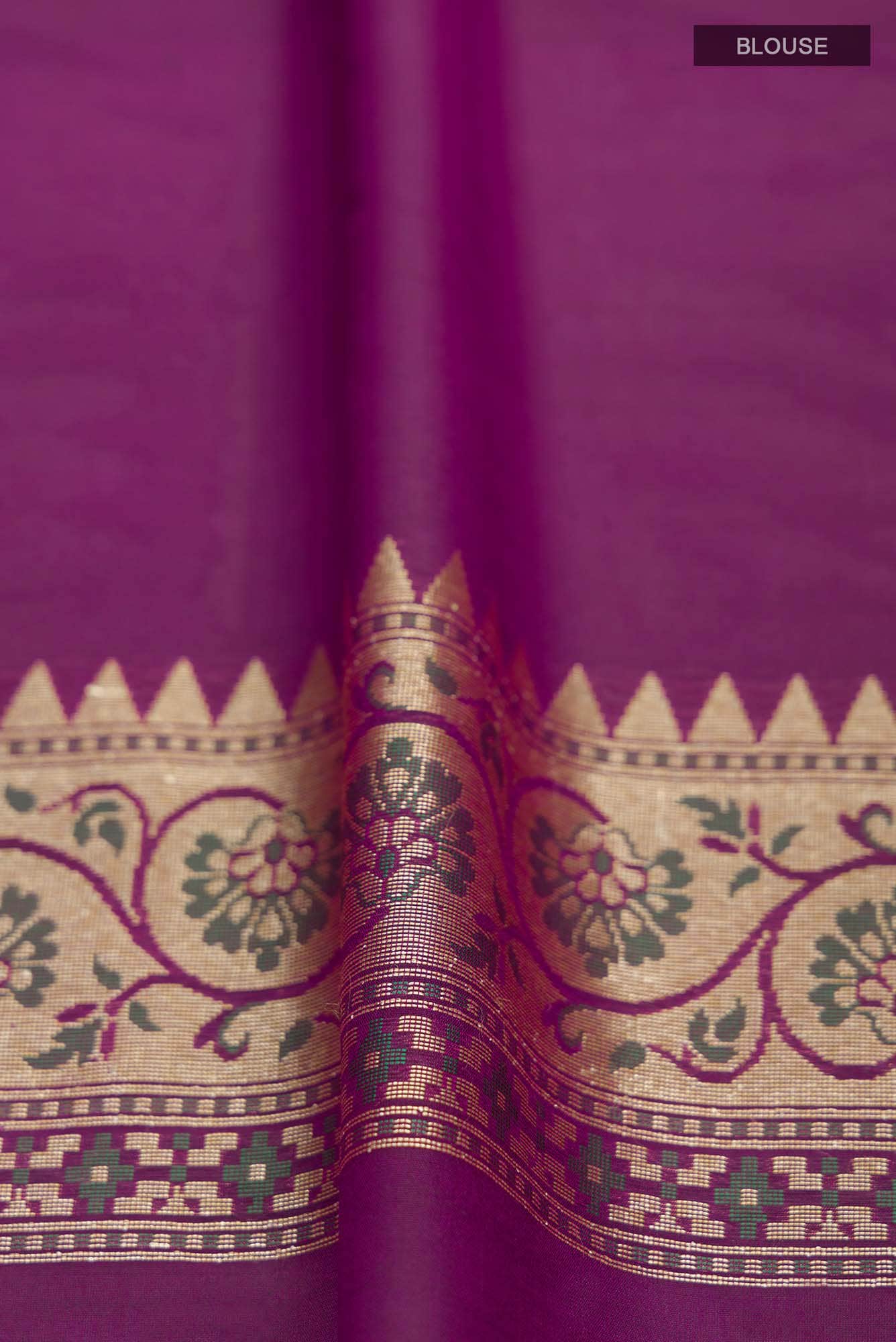 Black Blended Banarasi Silk Saree