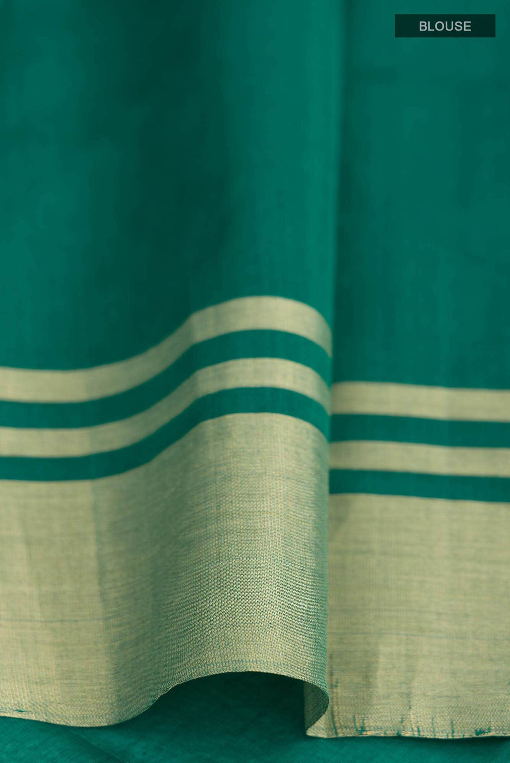 Green Chanderi Silk Cotton Saree