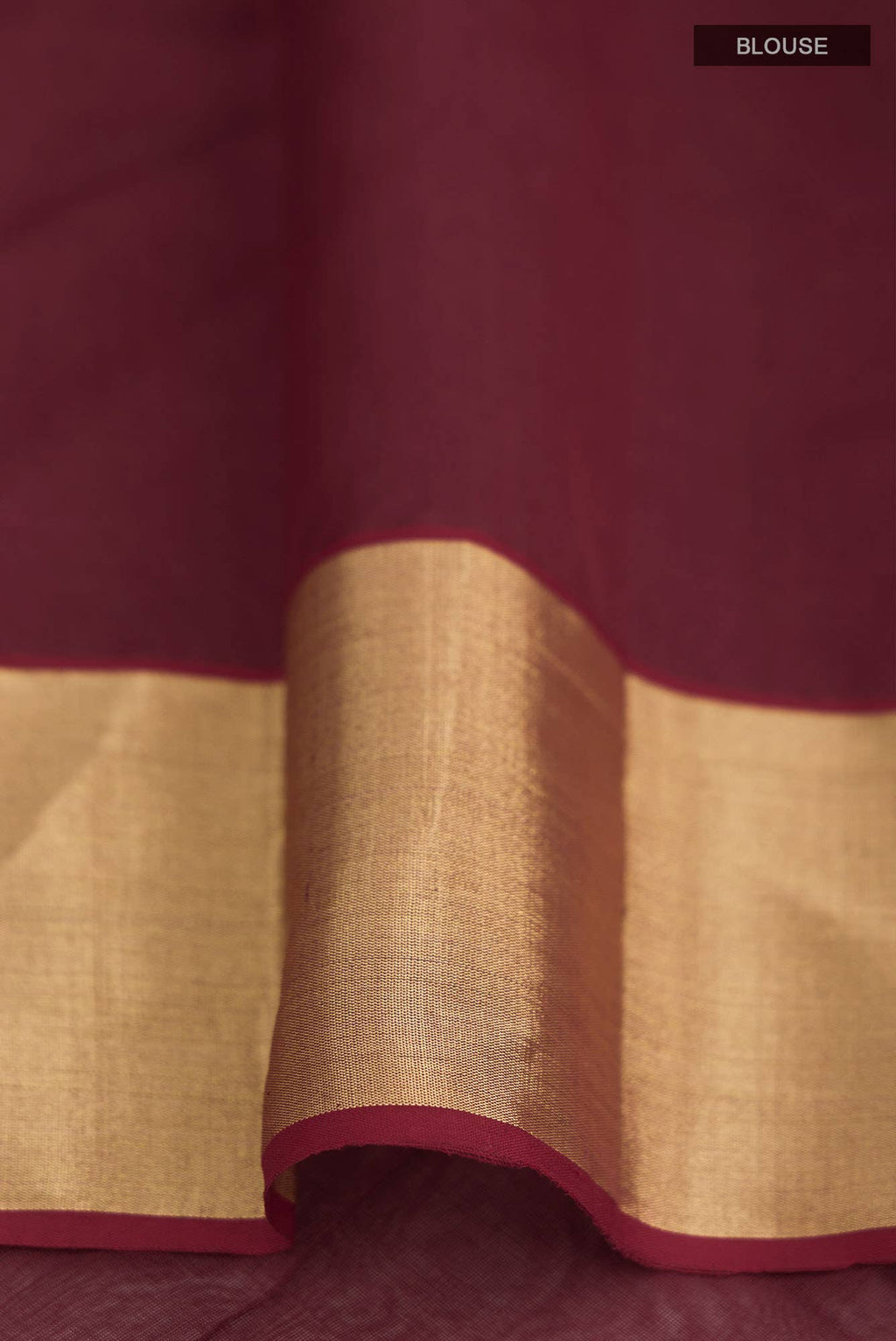 Maroon Chanderi Silk Cotton Saree