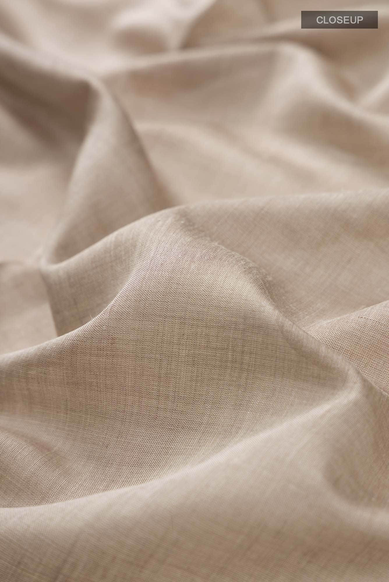 Pisces in Paris-Light Brown Bhagalpuri Tussar Silk Saree