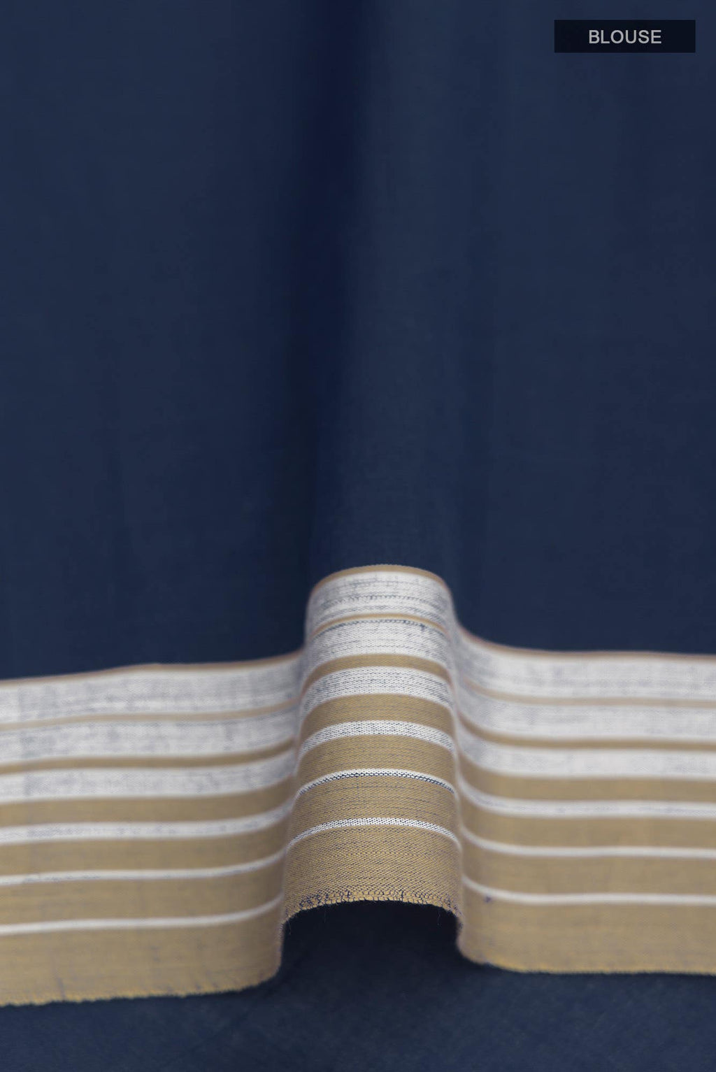 Blue Bengal Cotton Saree