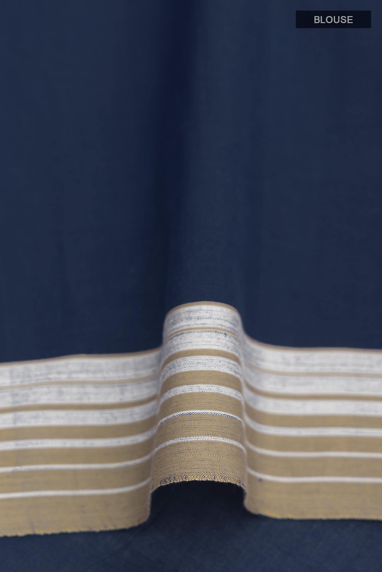 Blue Bengal Cotton Saree