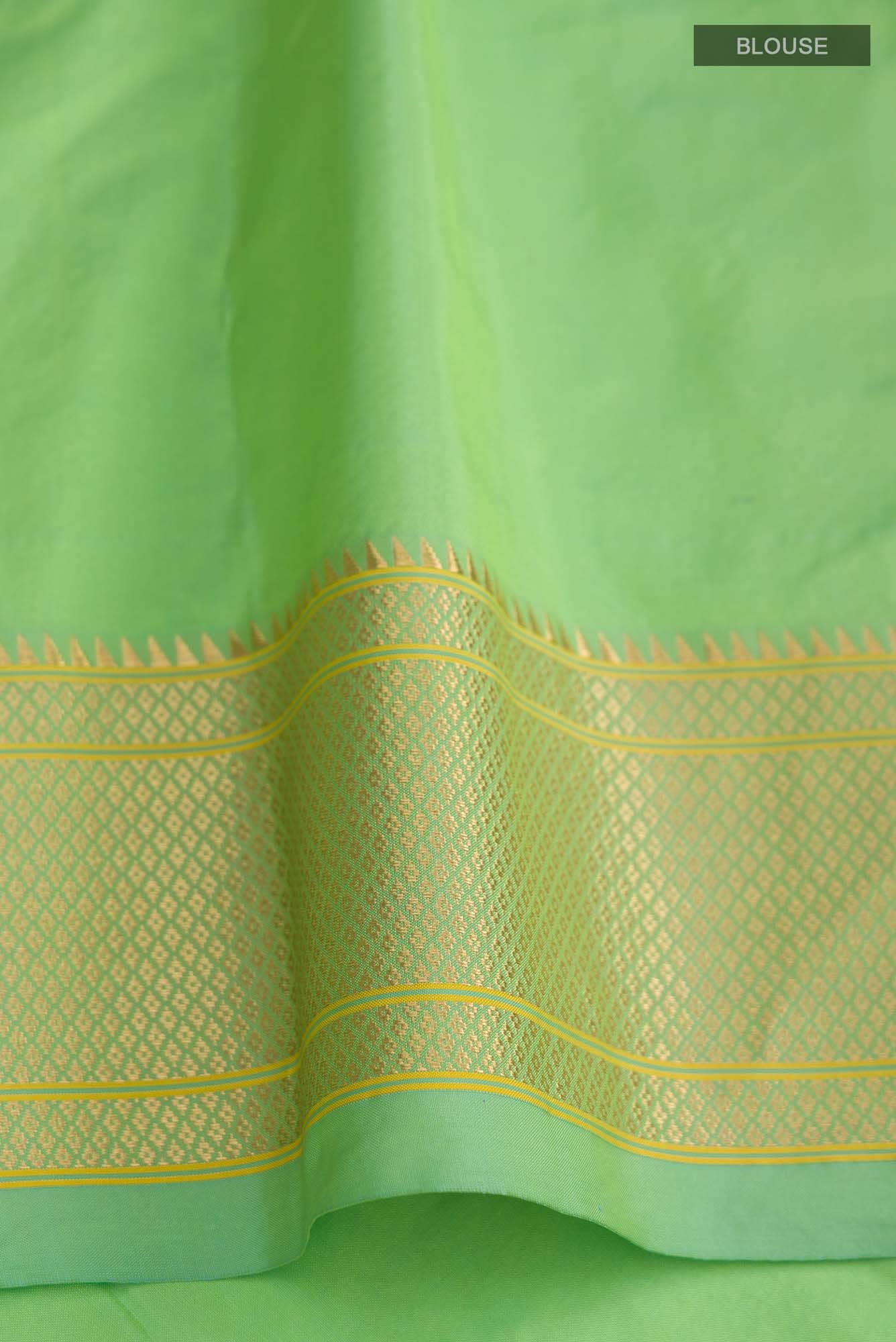 Green Paithani Silk Saree