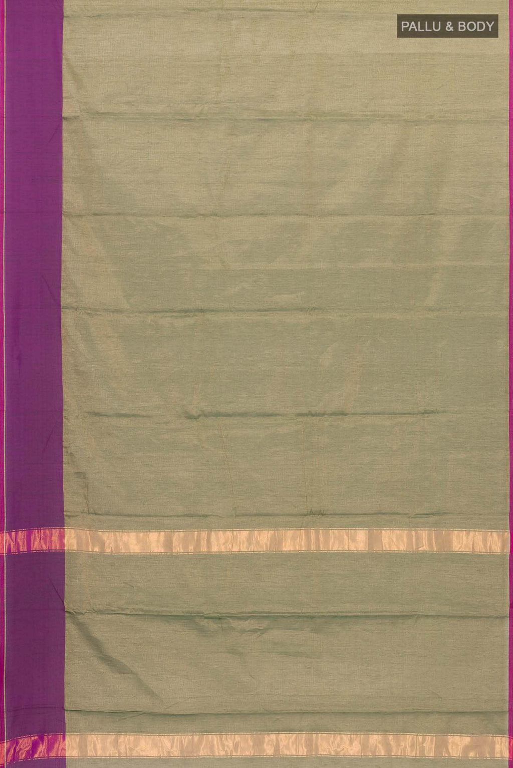 Green Chanderi Tissue Silk Cotton Saree