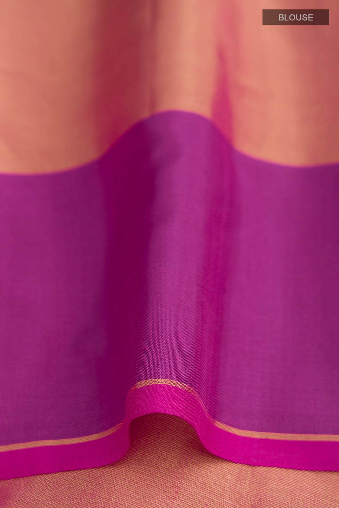 Pink Chanderi Tissue Silk Cotton Saree