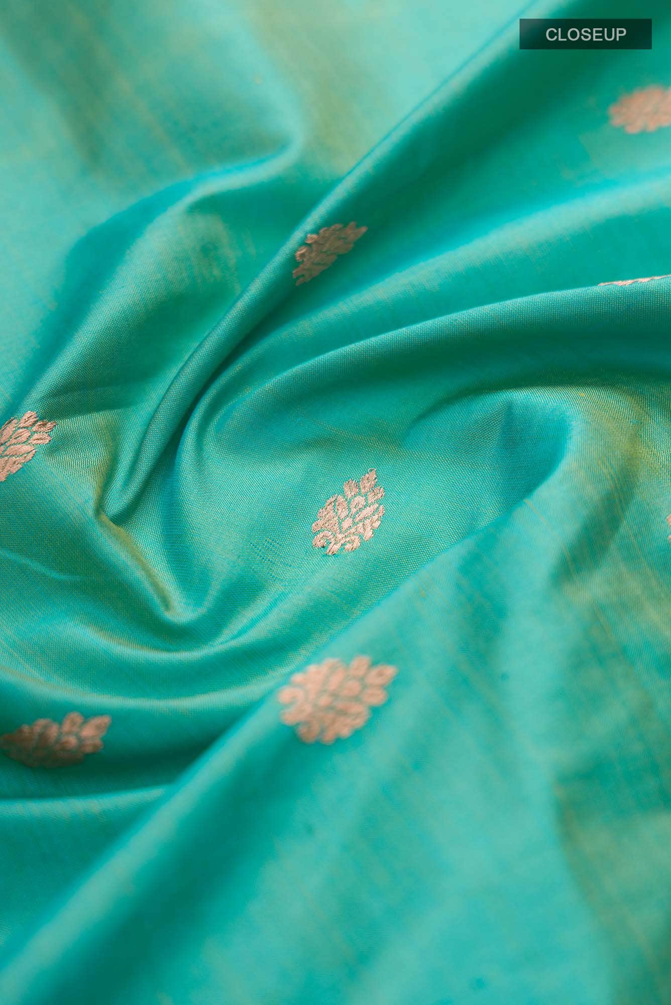Green Banarasi Katan Silk Saree