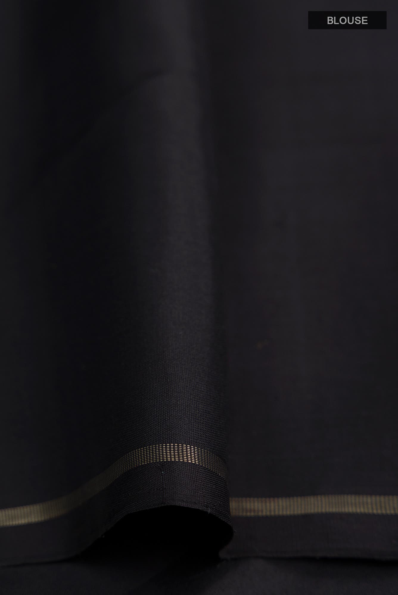 Black Kanchipuram Silk Saree