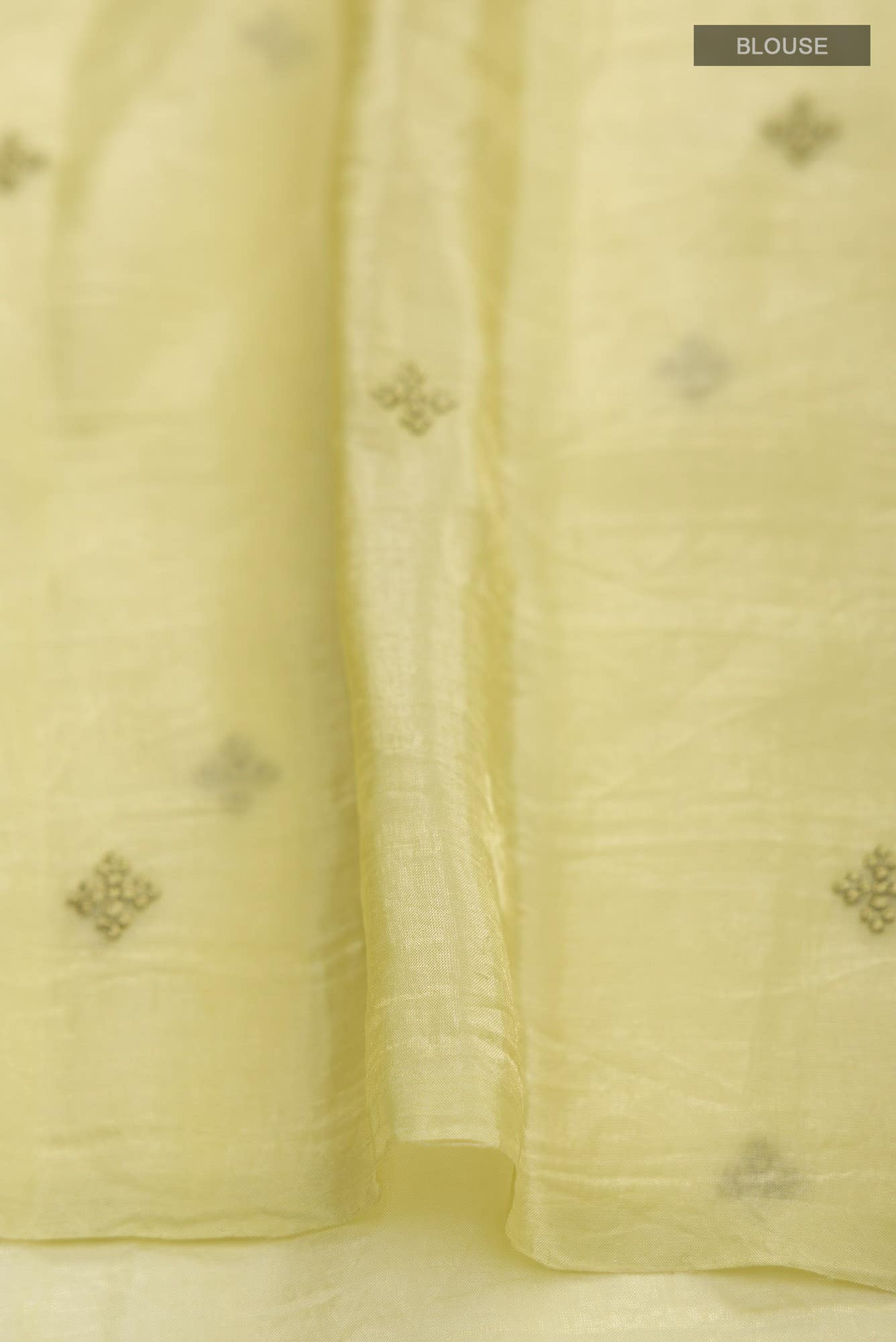 Green Blended Organza Silk Saree
