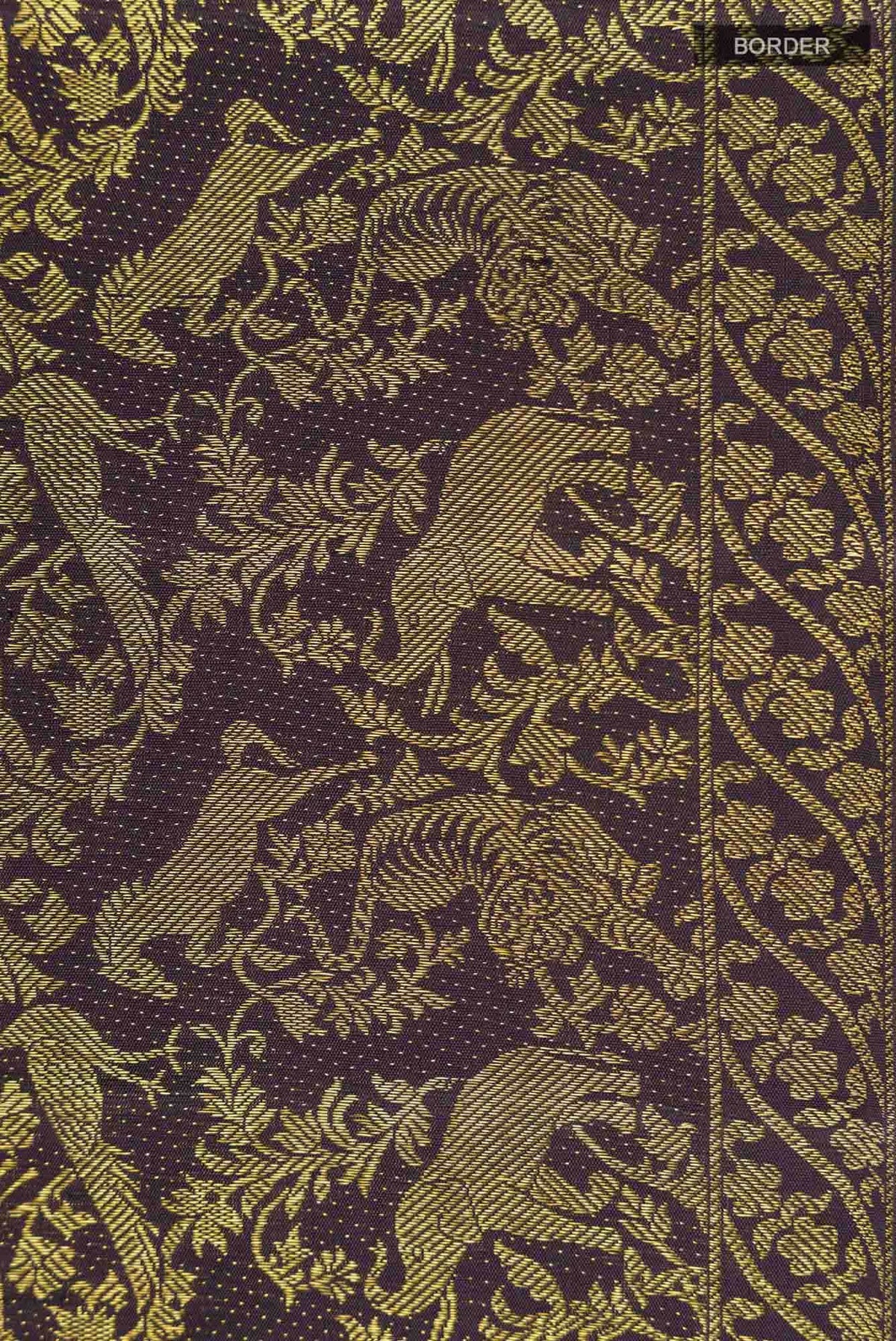 Vanasingaaram-Black Kanchipuram Silk Saree