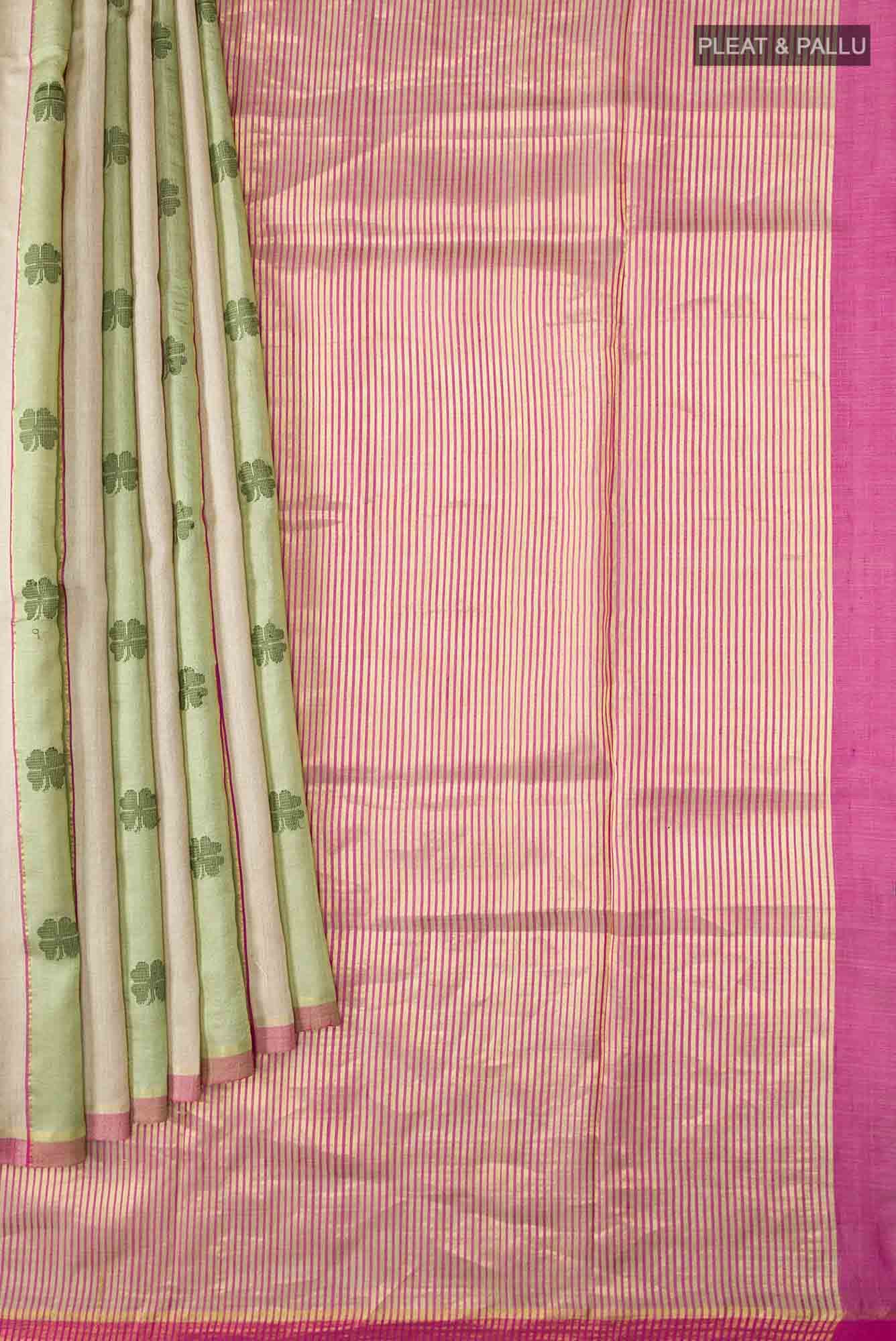 Luck 'n Love-Multi Bhagalpuri Tussar Silk Saree