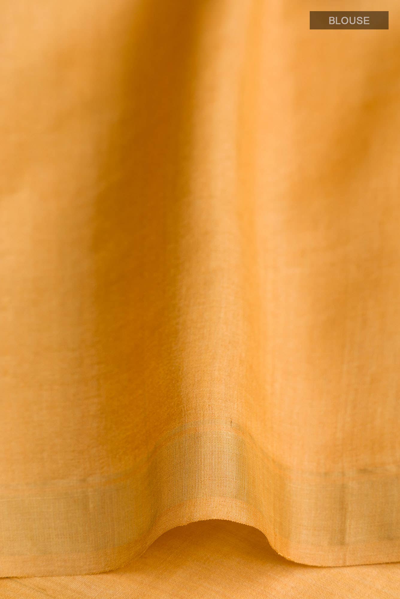 Breeze of Ease-Mustard Bhagalpuri Tussar Silk Saree