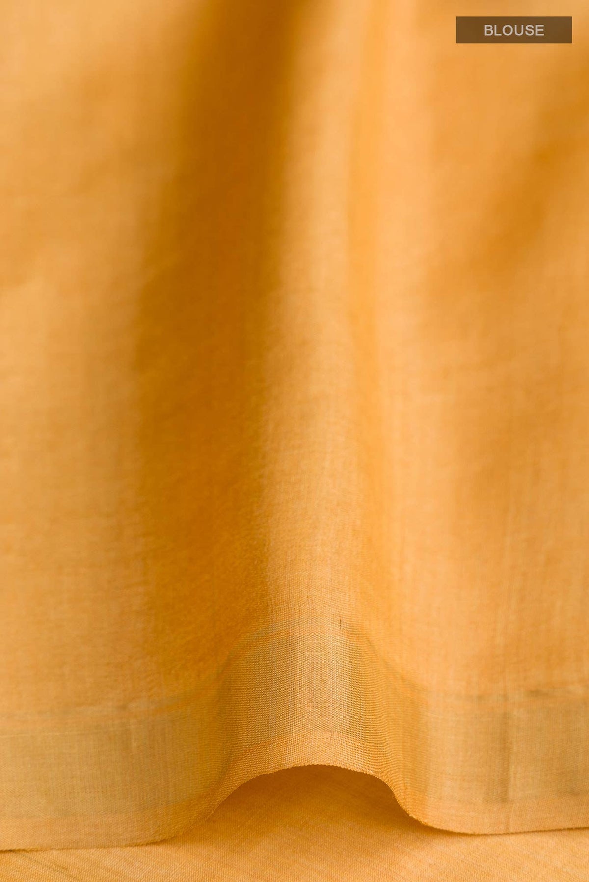 Breeze of Ease-Mustard Bhagalpuri Tussar Silk Saree