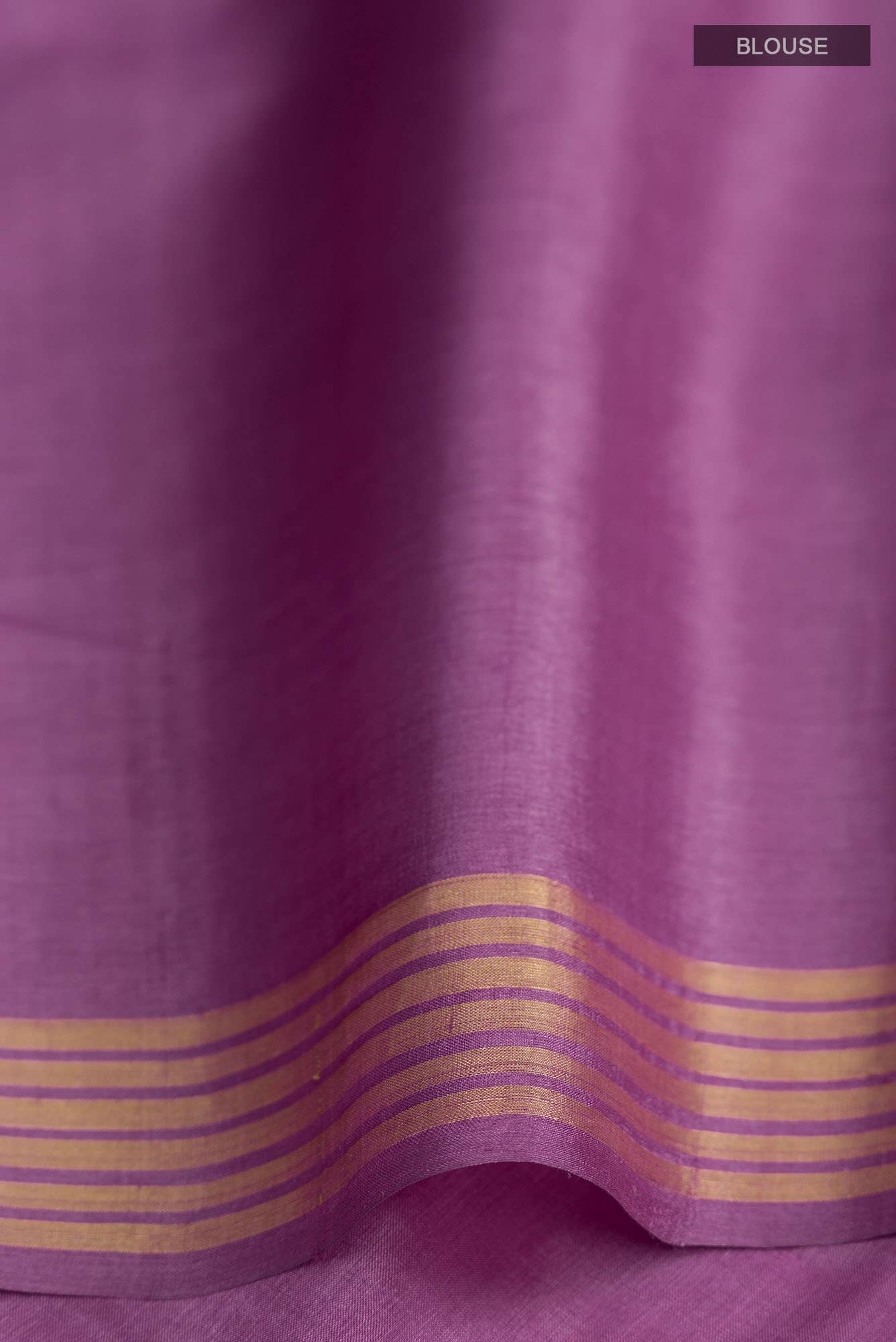 Dance of Dragonfly-Purple Bhagalpuri Tussar Silk Saree