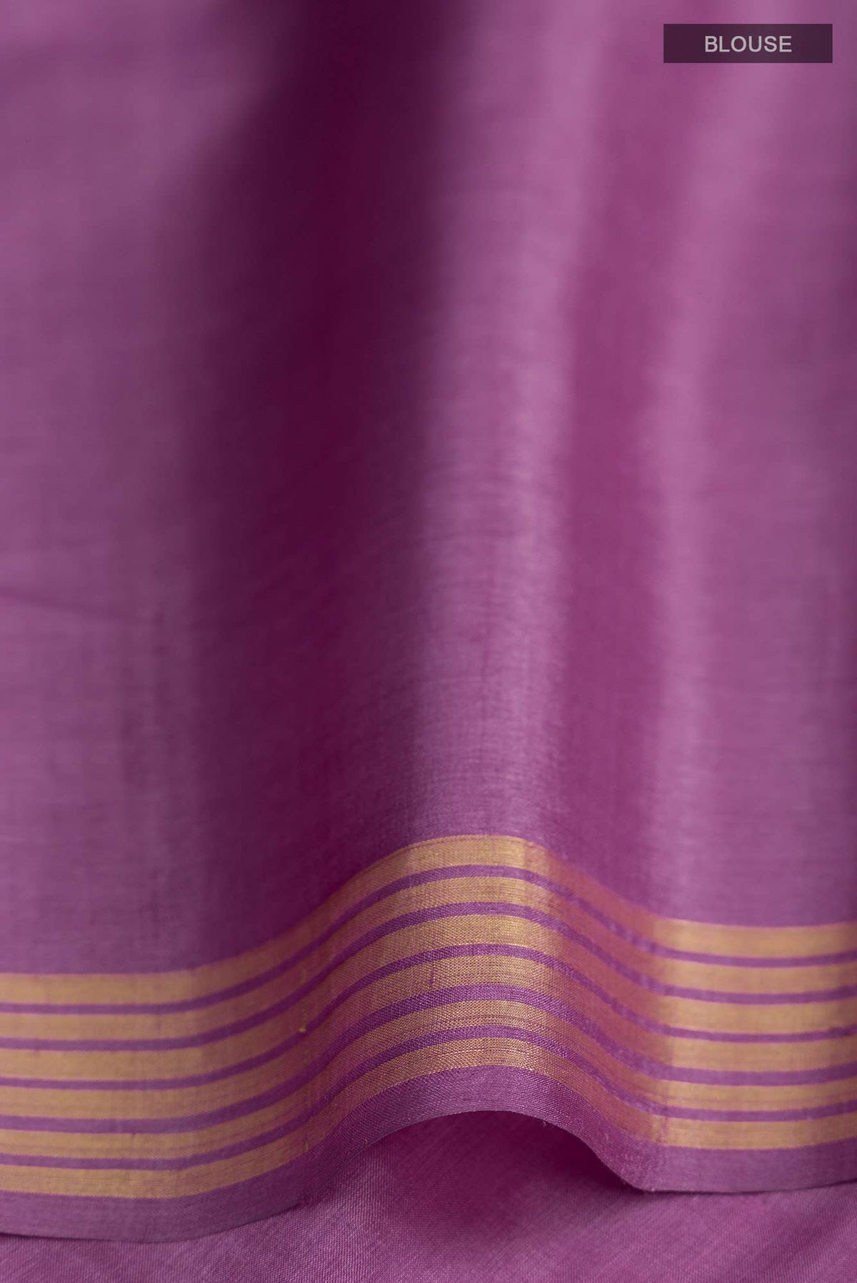 Dance of Dragonfly-Purple Bhagalpuri Tussar Silk Saree