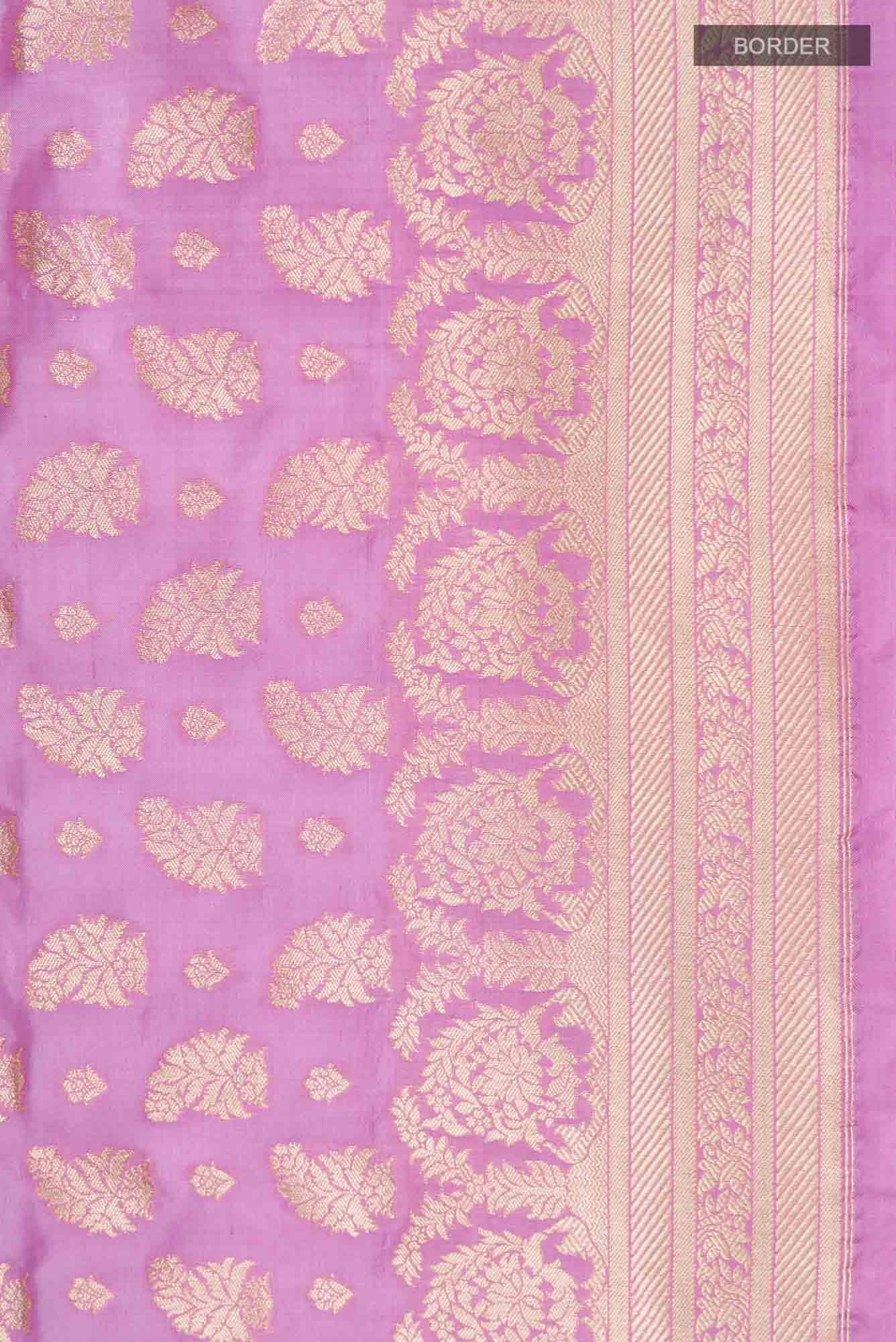 Bhumi-Pink Banarasi Silk Saree