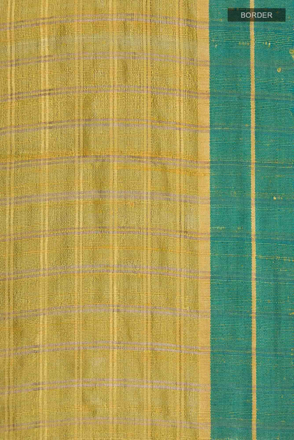 Golden Forest-Yellow Bhagalpuri Tussar Silk Saree