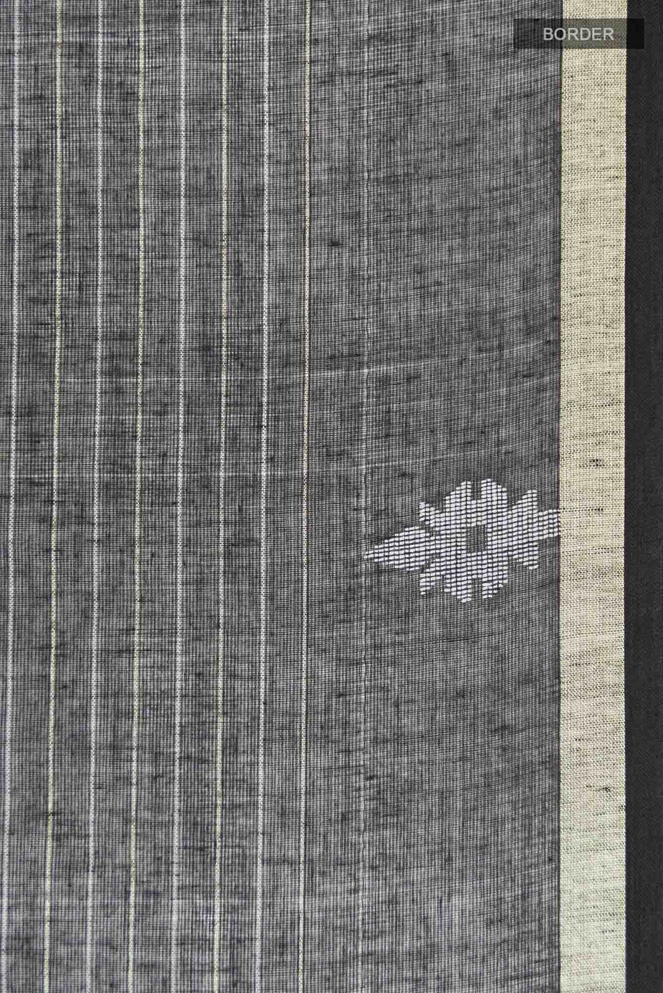 Haimanti-Black Bengal Cotton Saree