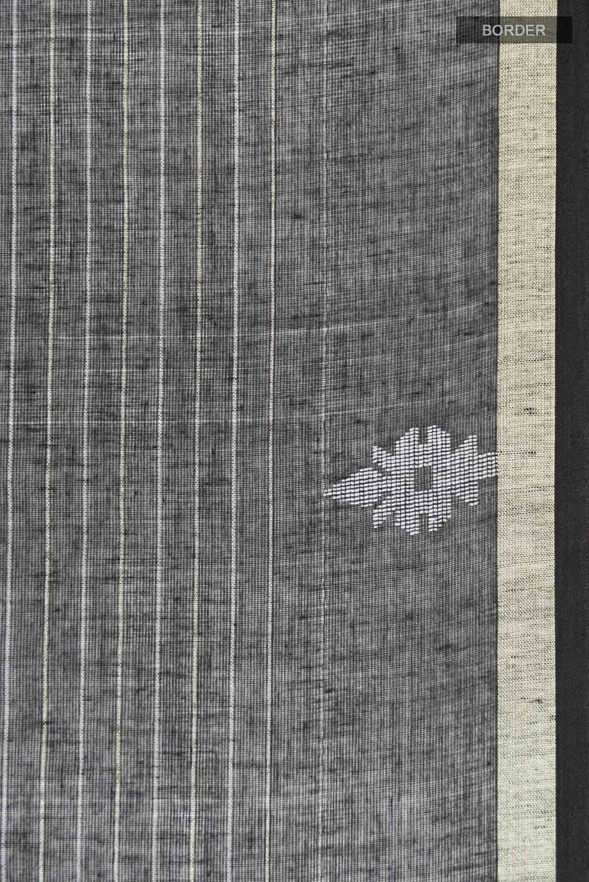 Haimanti-Black Bengal Cotton Saree