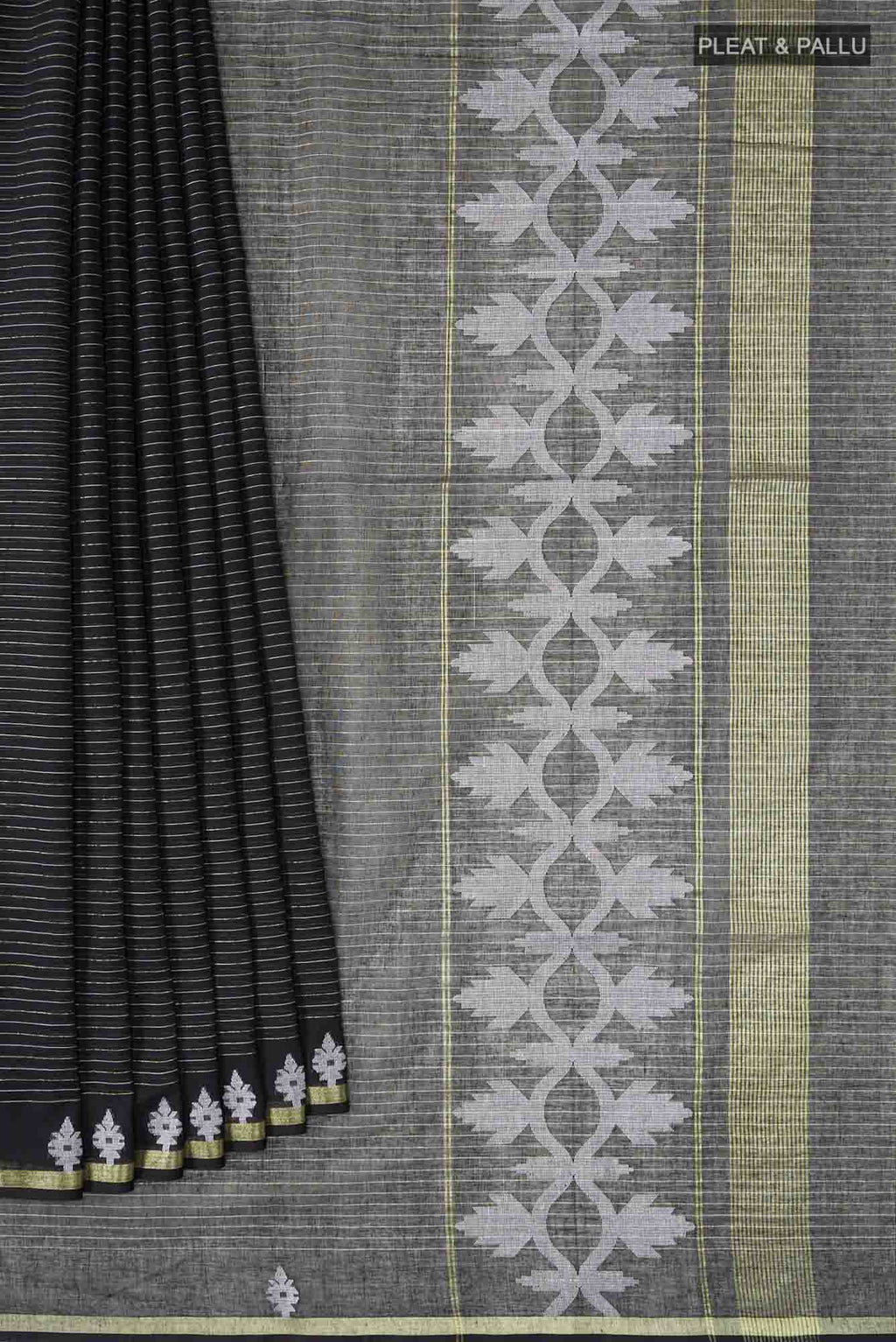 Haimanti-Black Bengal Cotton Saree