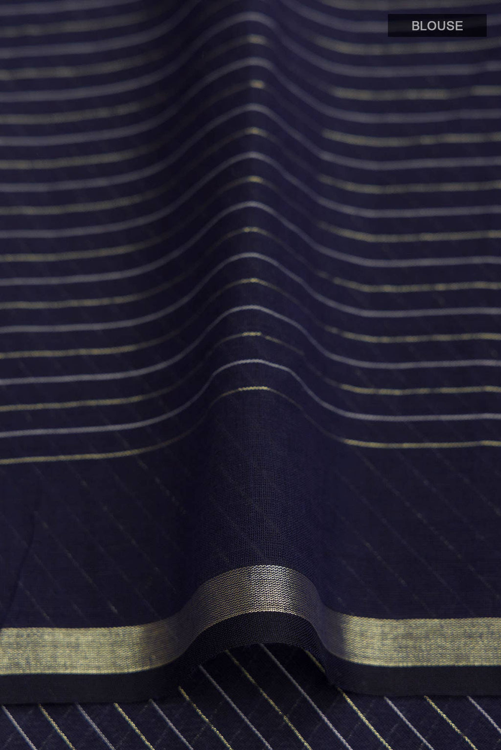 Haimanti-Navy Blue Bengal Cotton Saree