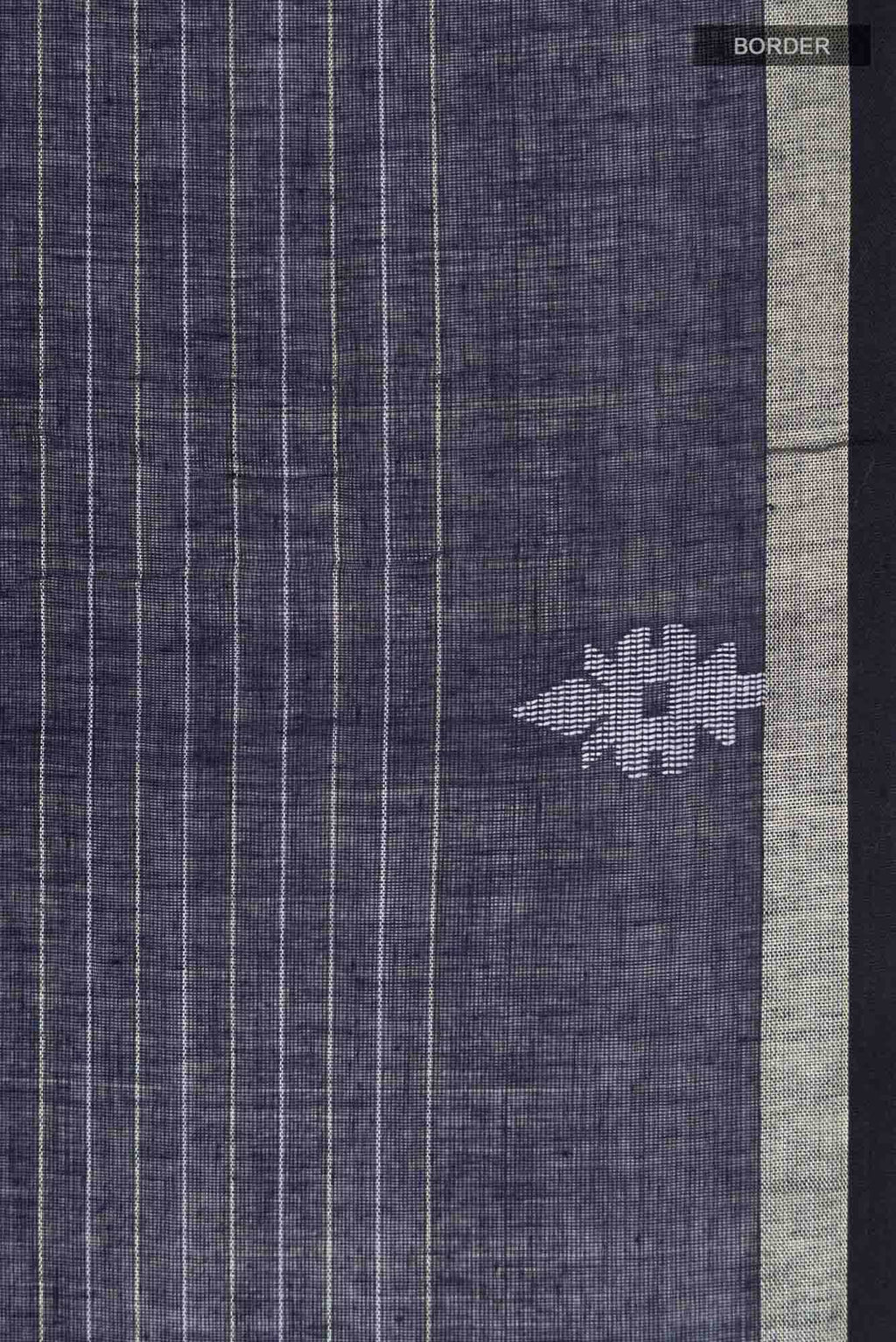 Haimanti-Navy Blue Bengal Cotton Saree