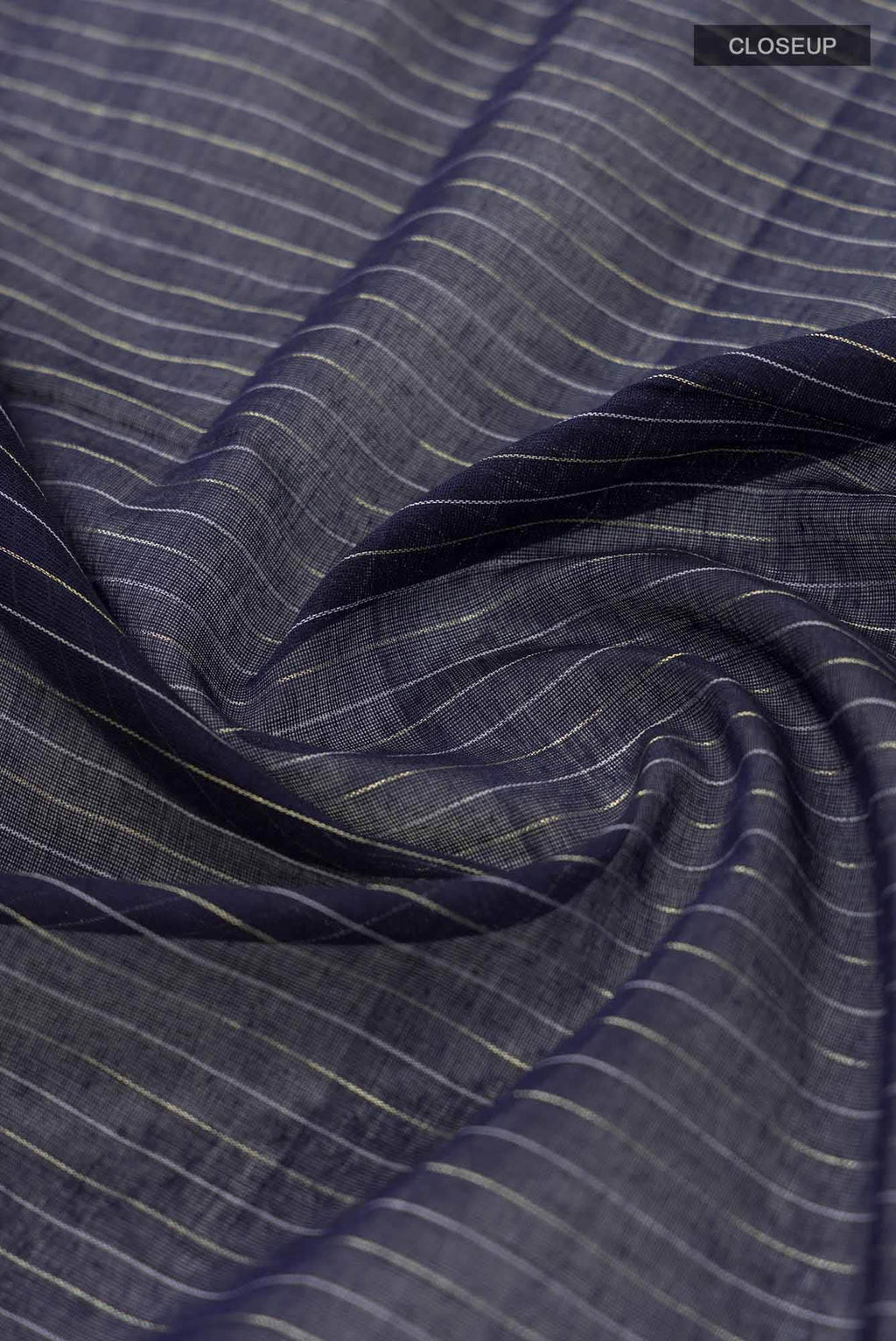 Haimanti-Navy Blue Bengal Cotton Saree