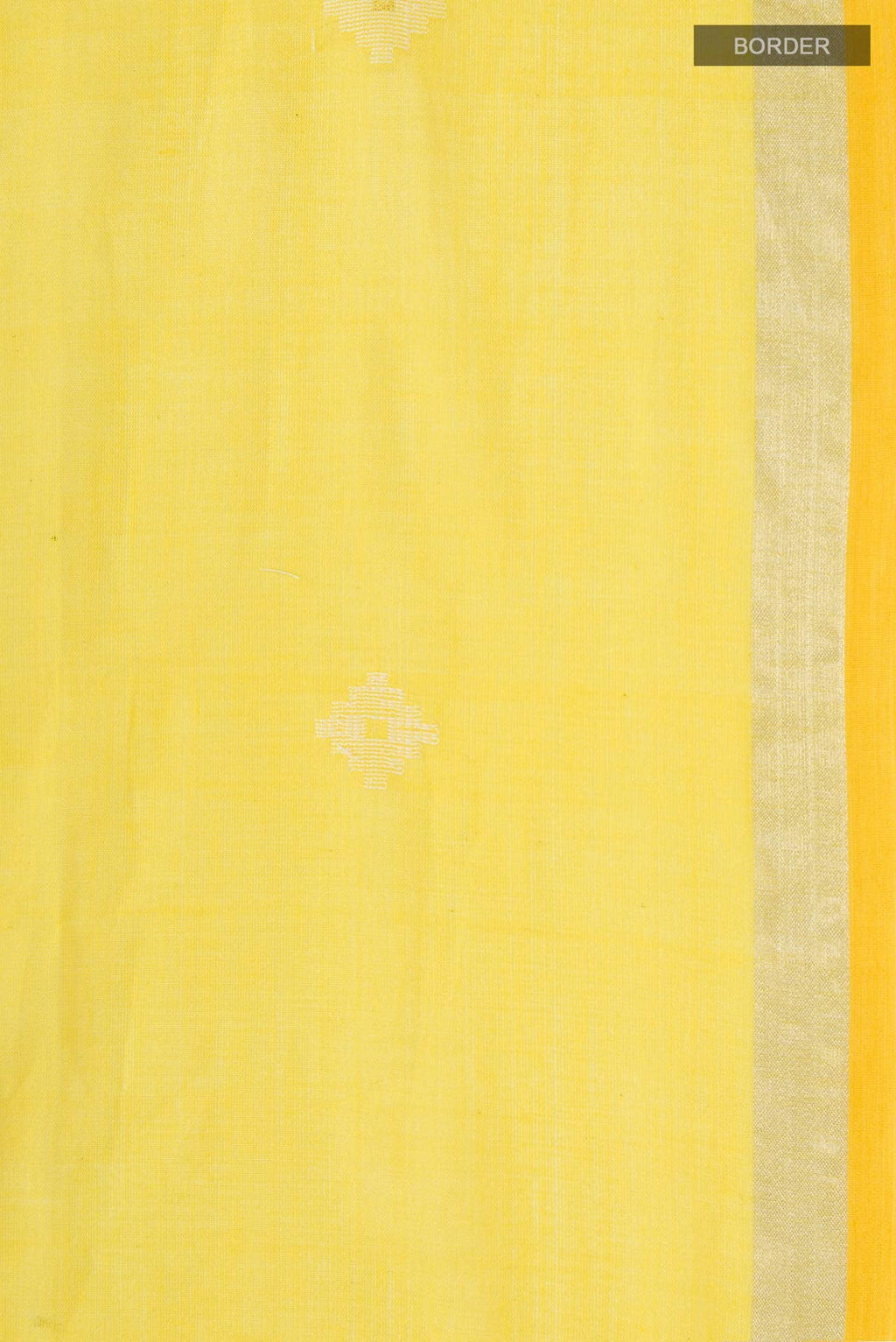 Suchitra-Yellow Bengal Cotton Saree