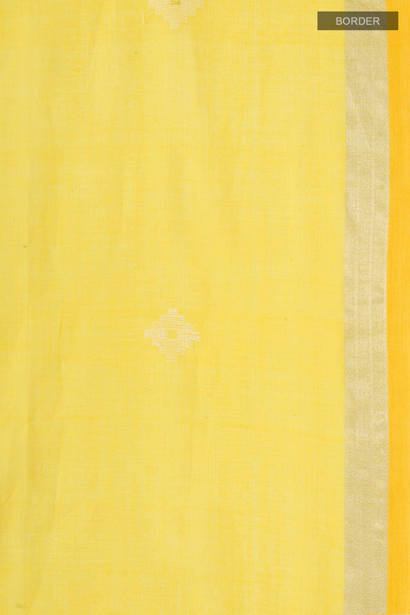 Suchitra-Yellow Bengal Cotton Saree