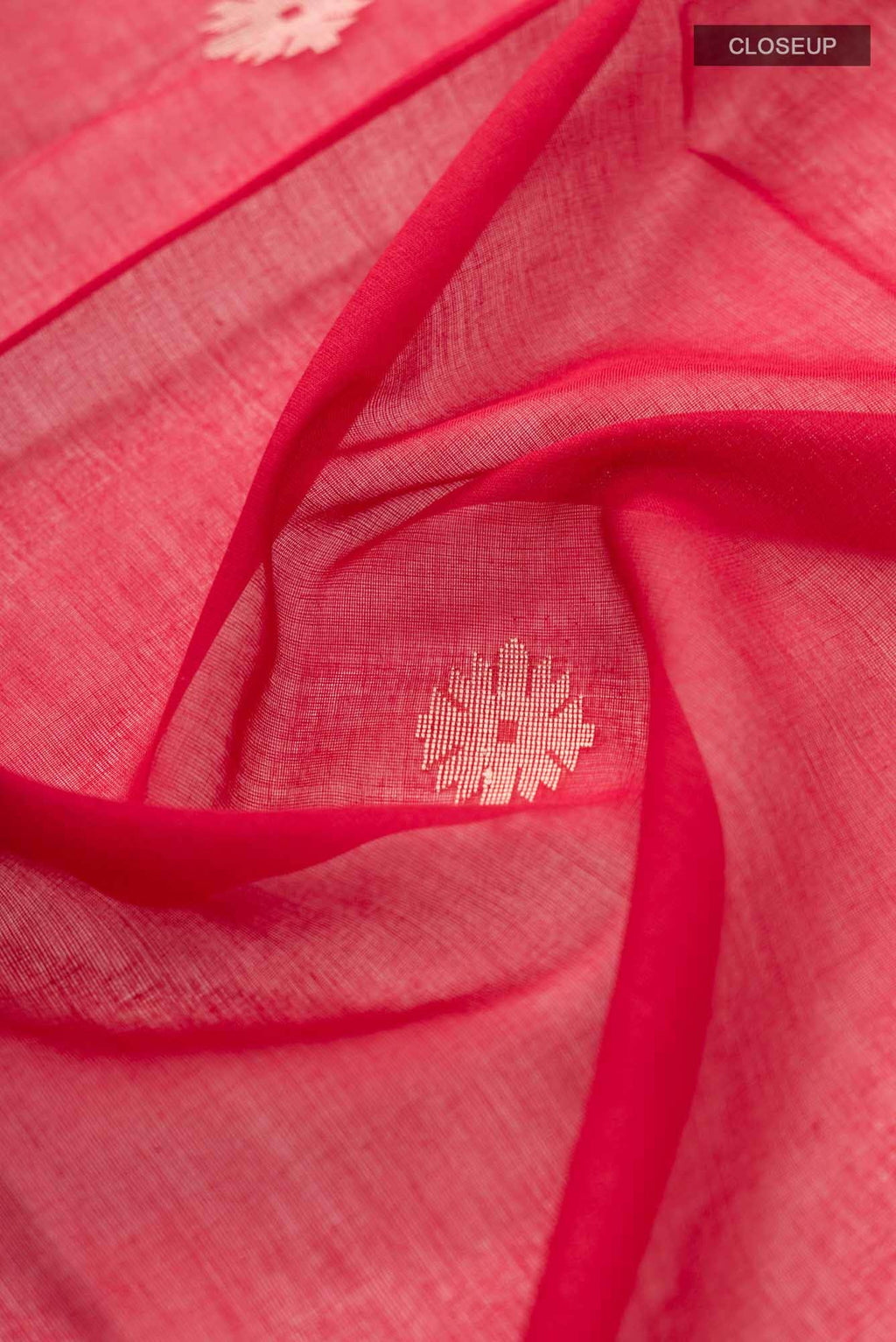 Aaheli-Red Bengal Cotton Saree