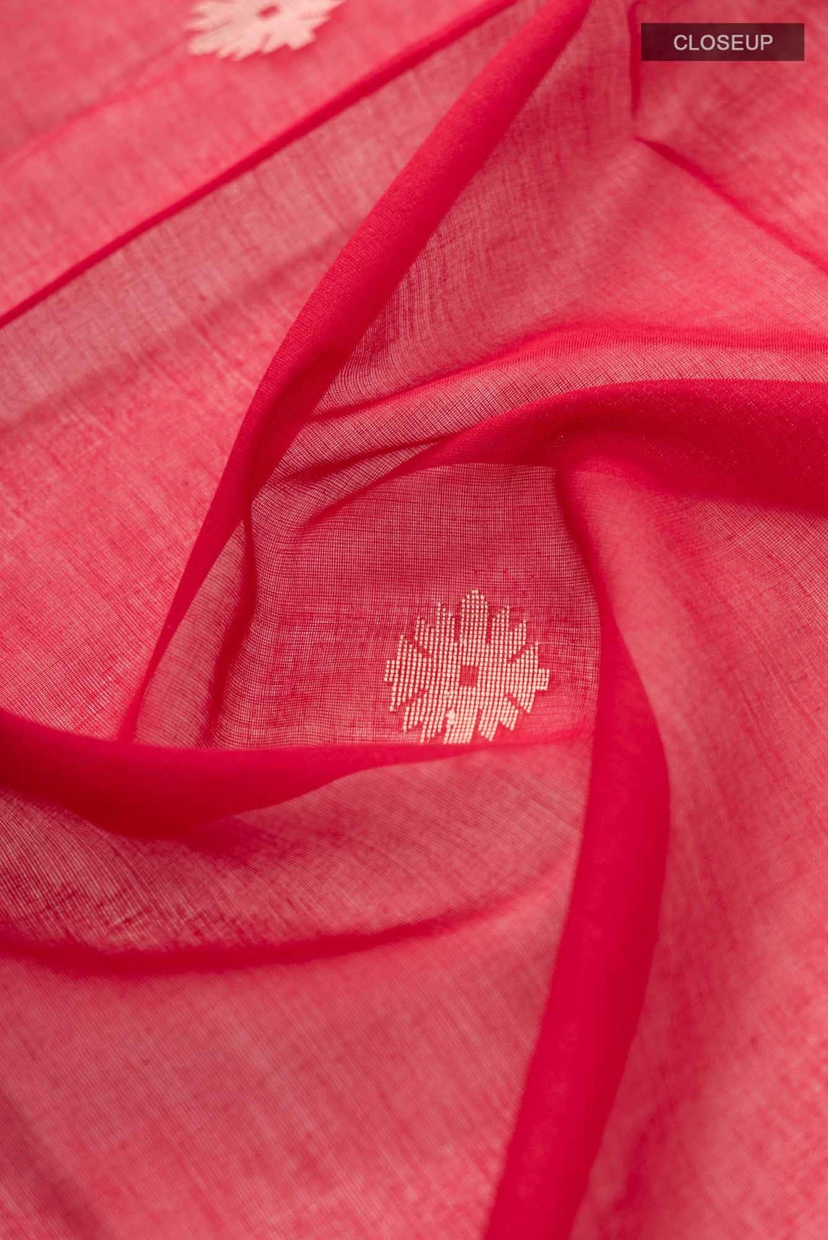 Aaheli-Red Bengal Cotton Saree