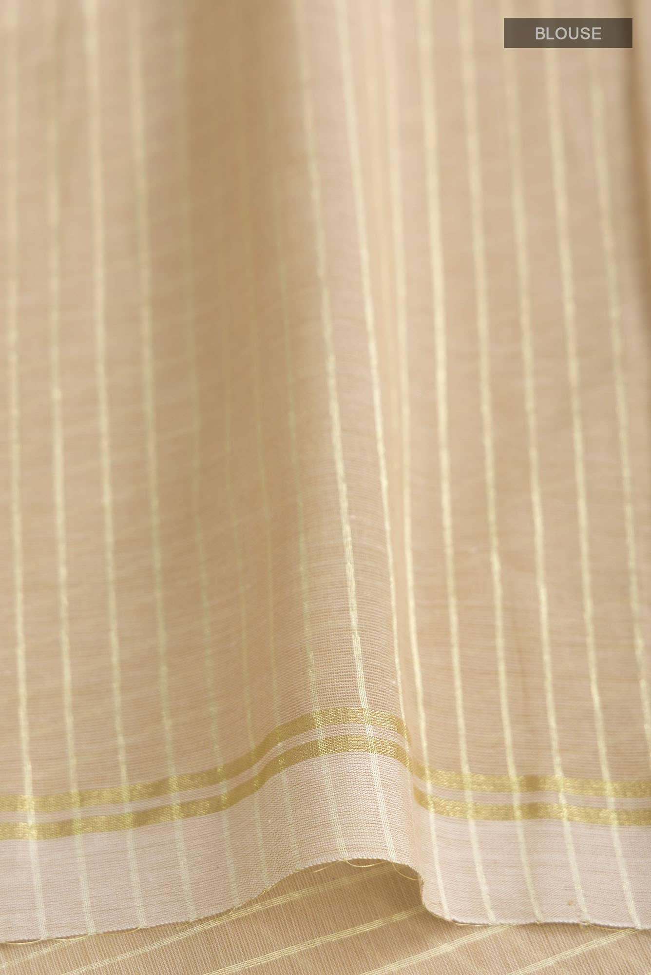 Anuradha-Beige Bengal Cotton Saree