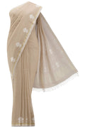 Anuradha-Beige Bengal Cotton Saree