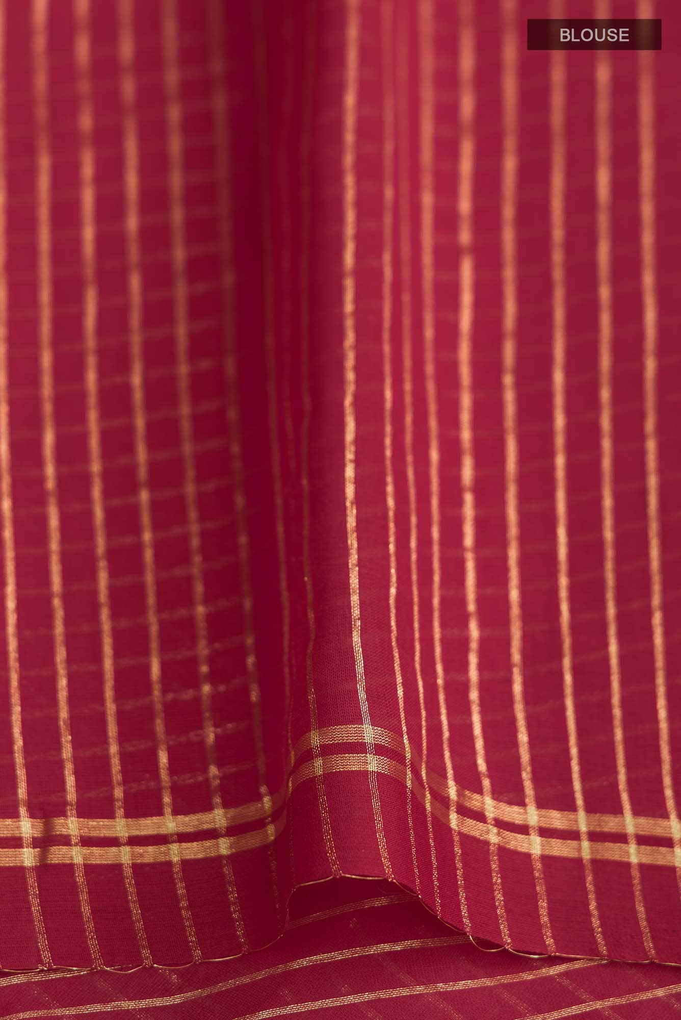 Anuradha-Red Bengal Cotton Saree
