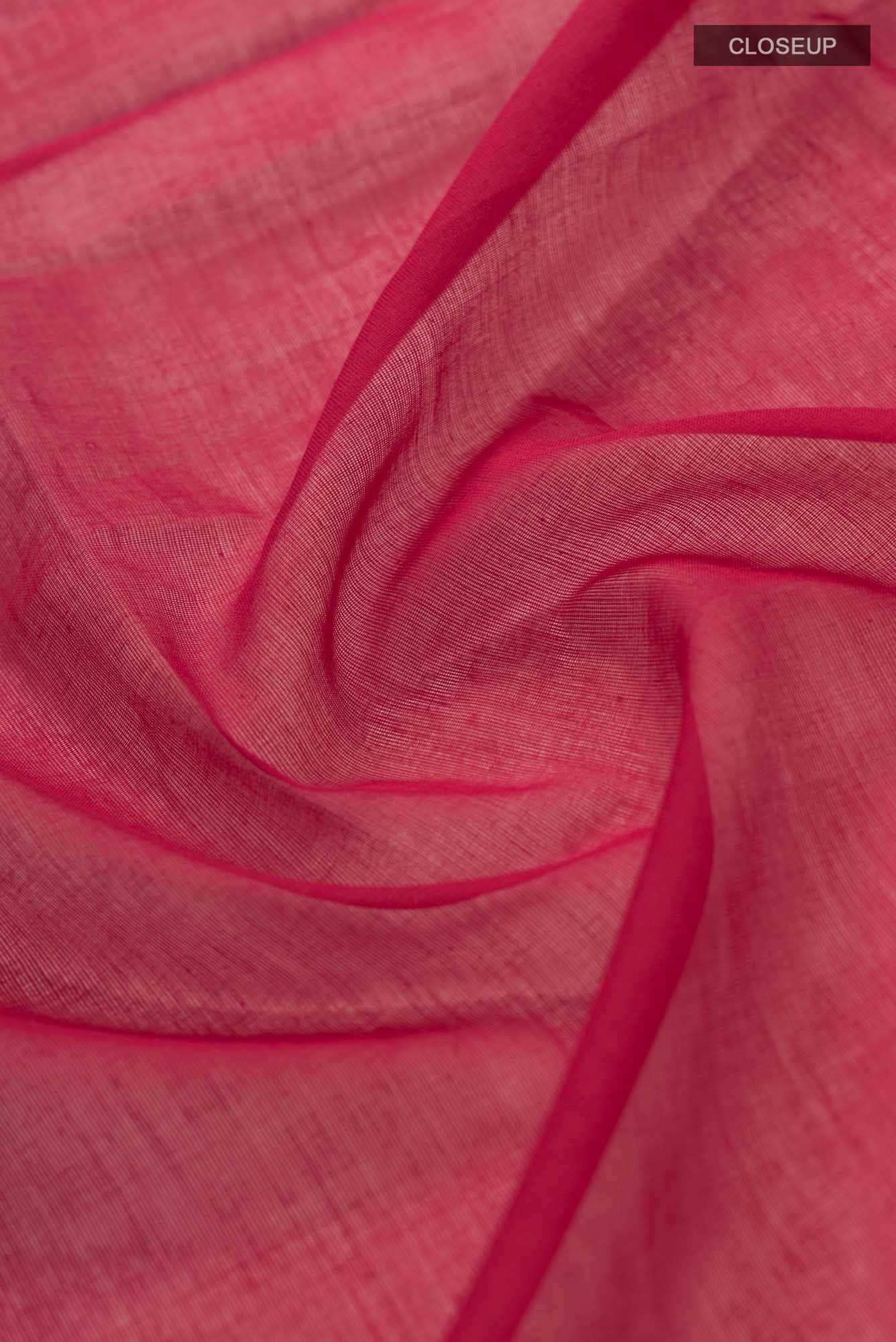 Anuradha-Red Bengal Cotton Saree