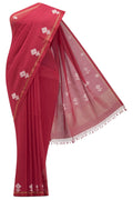 Anuradha-Red Bengal Cotton Saree