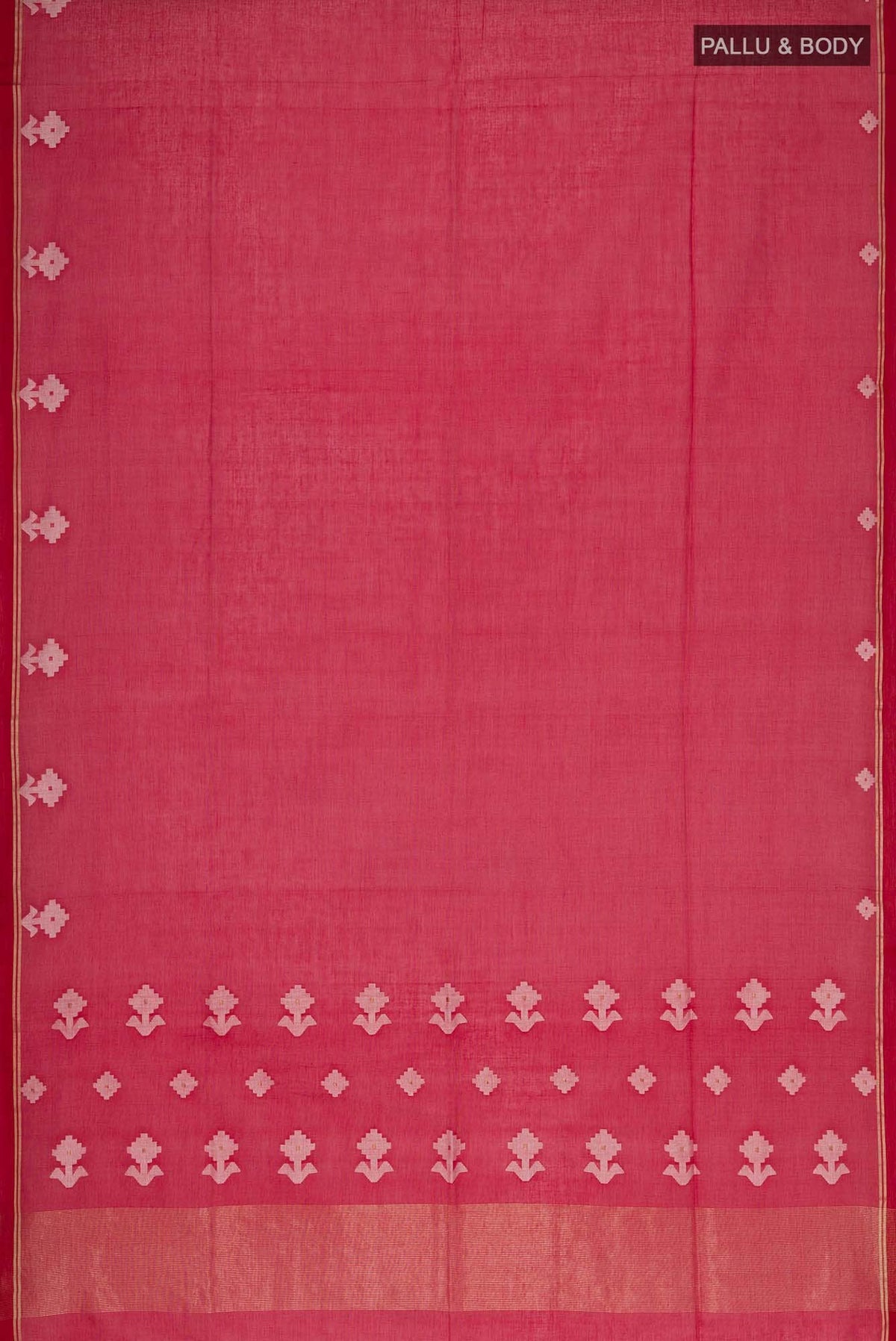 Anuradha-Red Bengal Cotton Saree