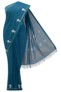 Anuradha-Dark Blue Bengal Cotton Saree