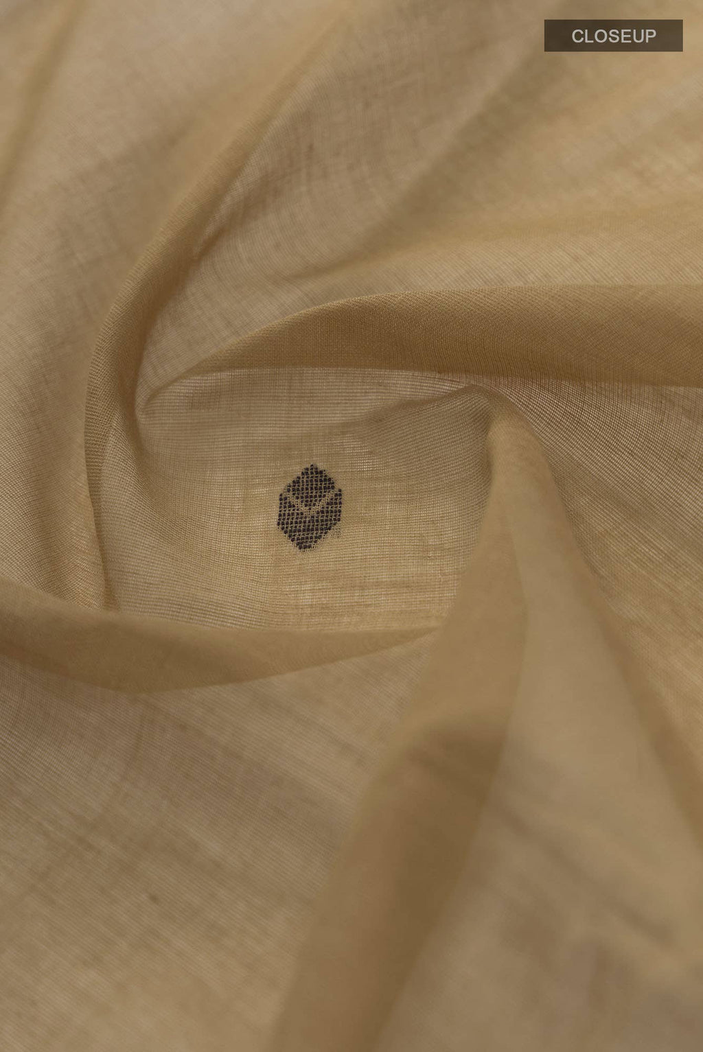 Paromita-Dark Beige Bengal Cotton Saree