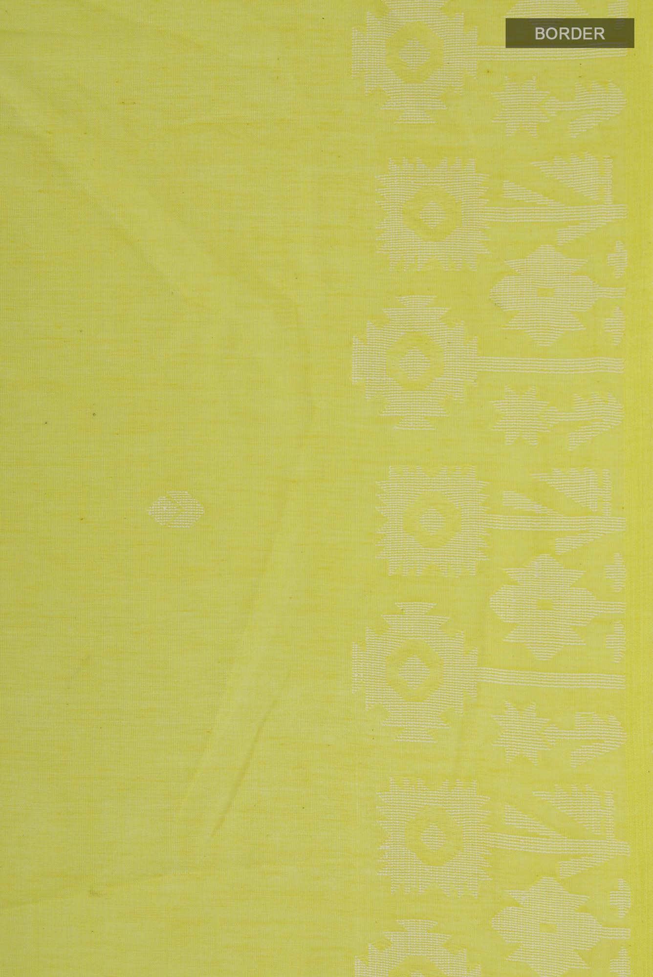 Paromita-Yellow Bengal Cotton Saree